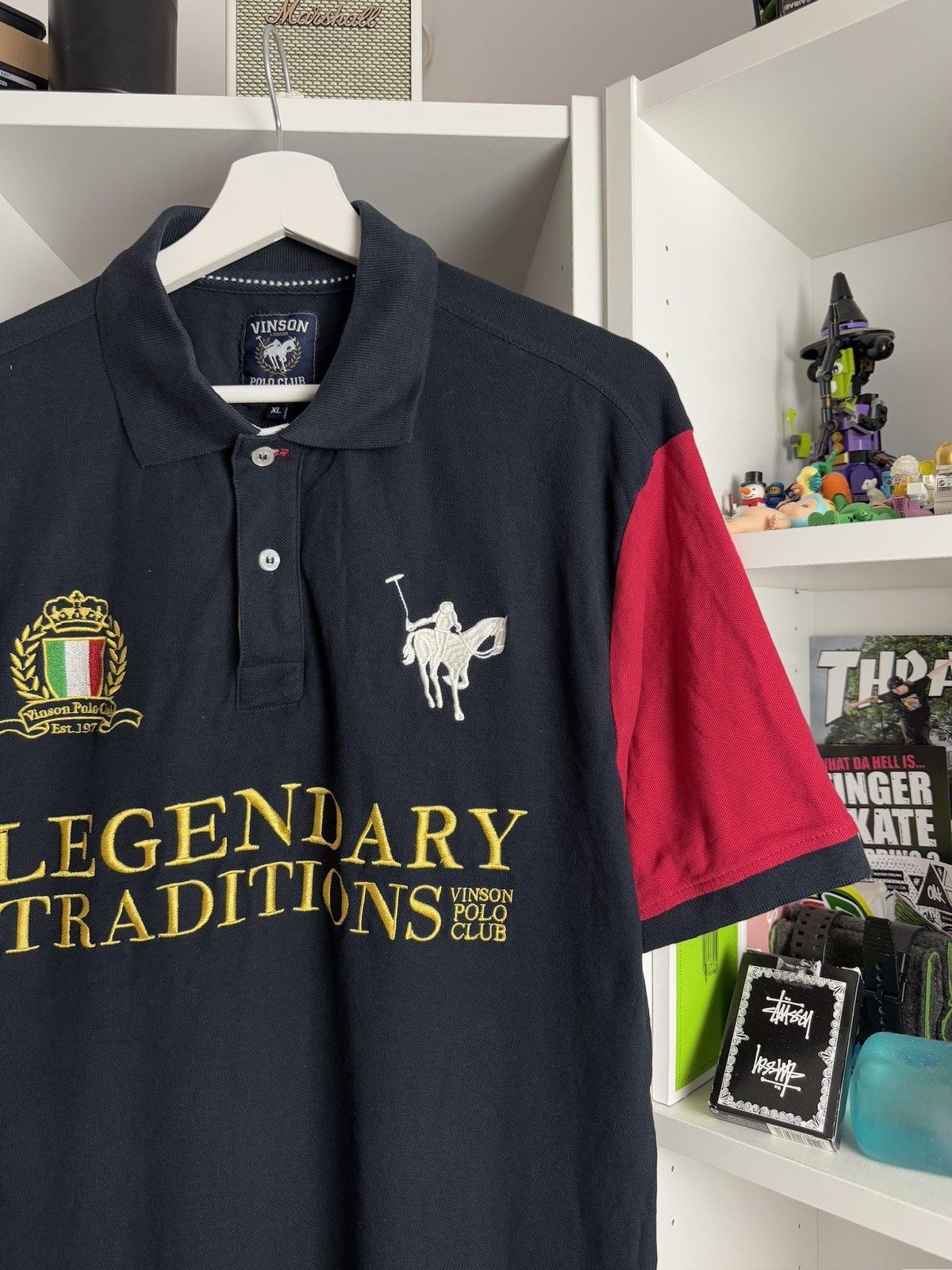 Designer × Vintage Vintage y2k chief keef style Vinson polo club polo t-shirt XL Size US XL / EU 56 / 4 - 4 Thumbnail