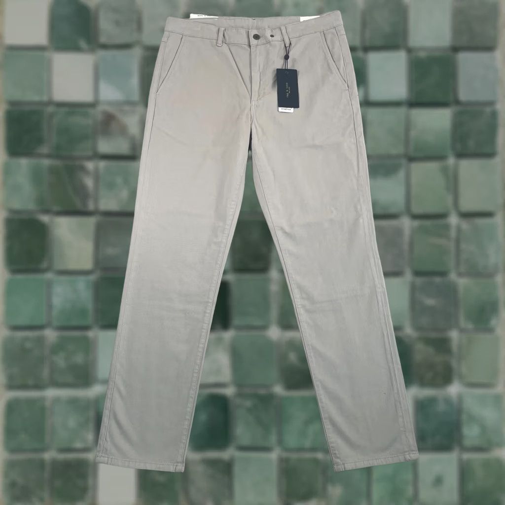 Rag & Bone VINTAGE Rag & Bone NY Fit 2 Chino Pants Mens 36x32 Fog Grey Slim Size US 36 / EU 52 - 1 Thumbnail