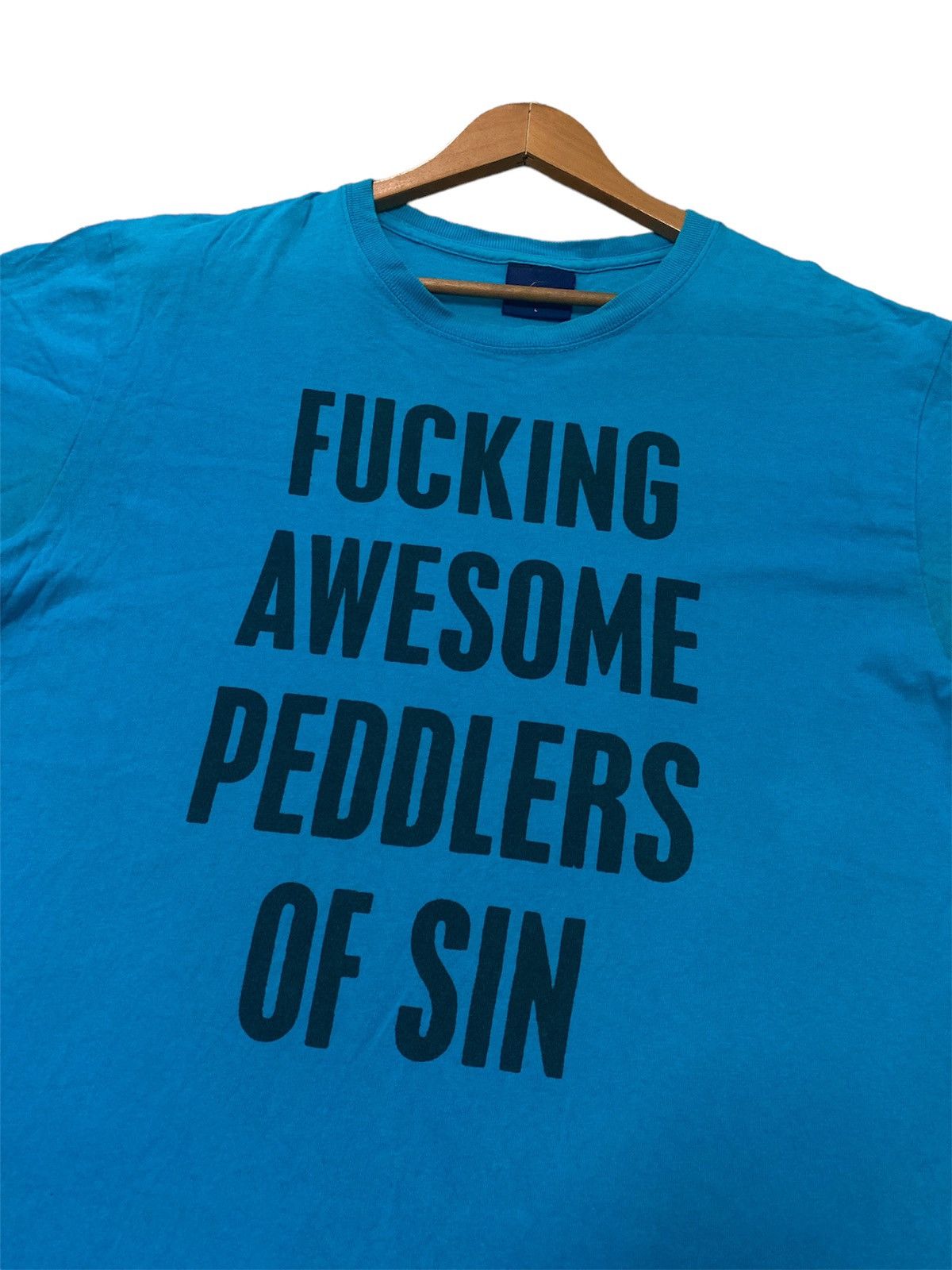 Fucking Awesome ‼️RARE‼️FUCKING AWESOME PEDDLERS OF THE SIN VINTAGE SHIRT TEE🔥 Size US L / EU 52-54 / 3 - 4 Thumbnail