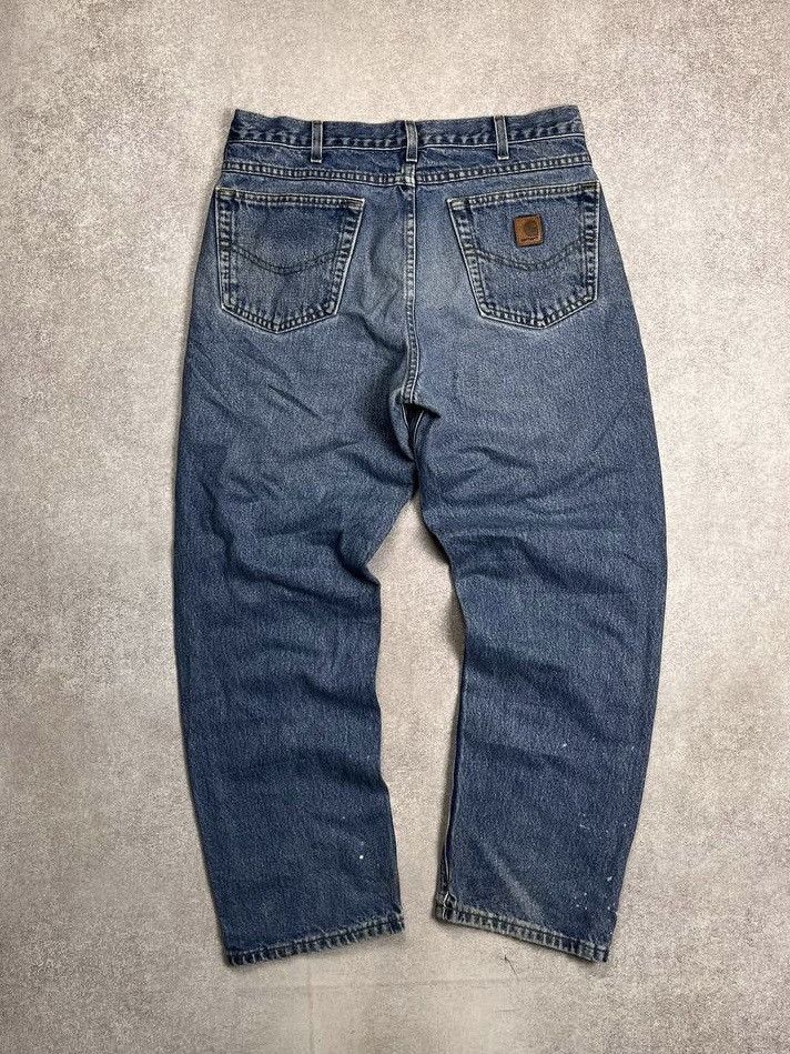 Carhartt × Vintage Vintage Carhartt Relaxed Fit Baggy Stonewashed Jeans 34 Size US 34 / EU 50 - 1 Thumbnail