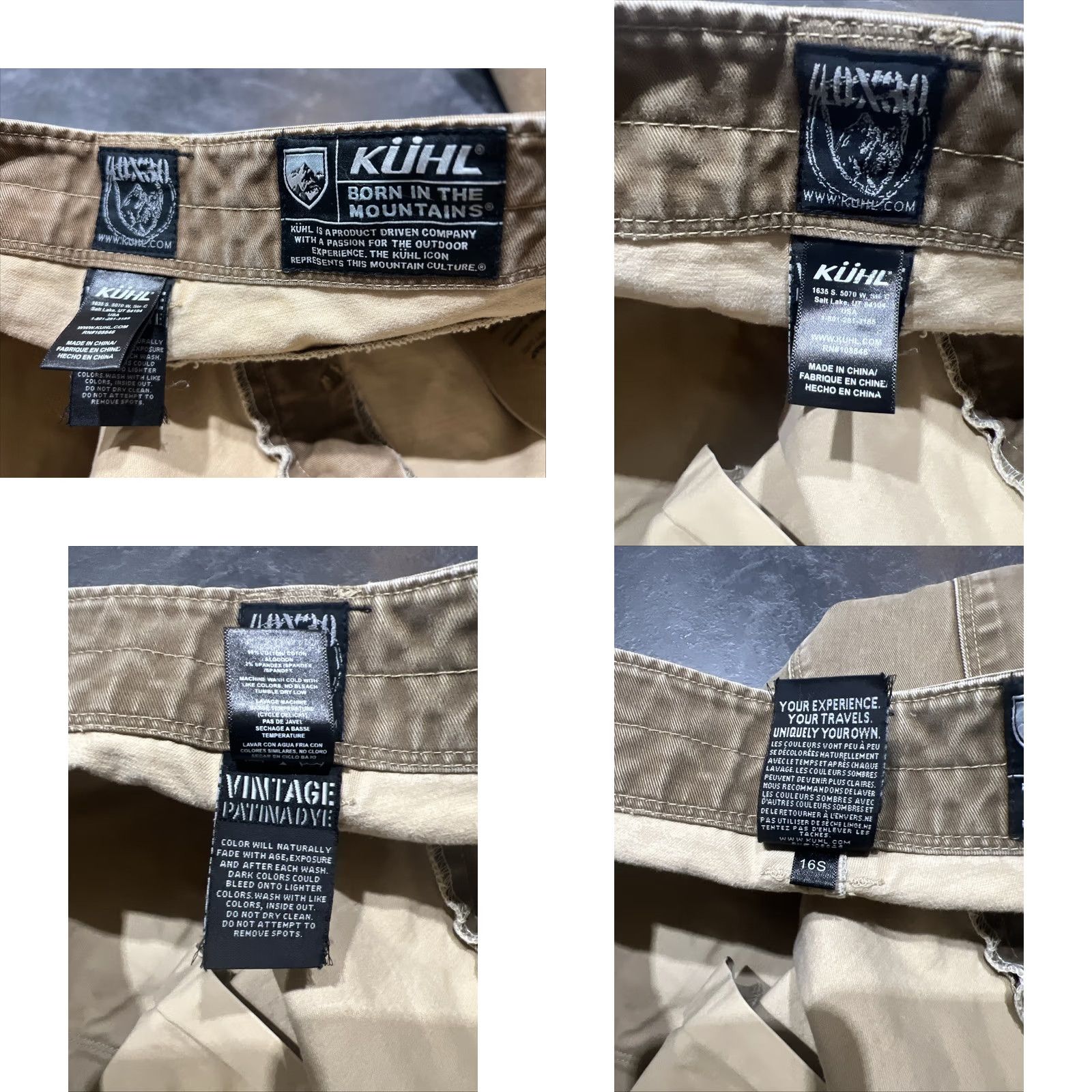 Vintage Kuhl Rydr Pants Mens 40x30 Brown Vintage Patina Dye Outdoor Workwear Straight Leg 5-Pocket Size US 40 / EU 56 - 8 Thumbnail