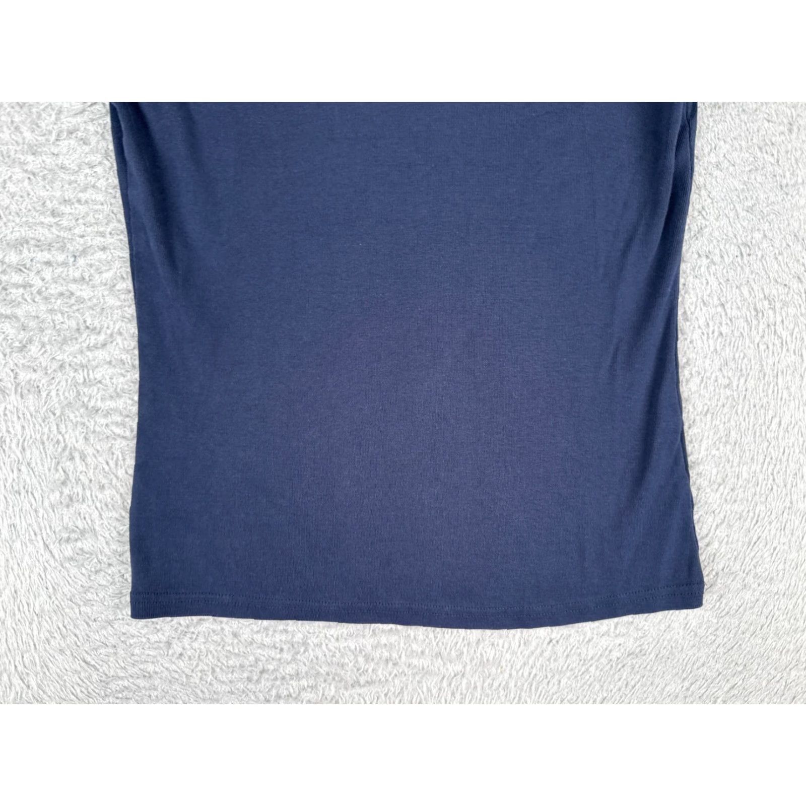 Tommy Hilfiger Tommy Hilfiger Shirt Junior Medium Blue Crew Neck Cotton Knit Short Sleeve Size M / US 6-8 / IT 42-44 - 5 Thumbnail