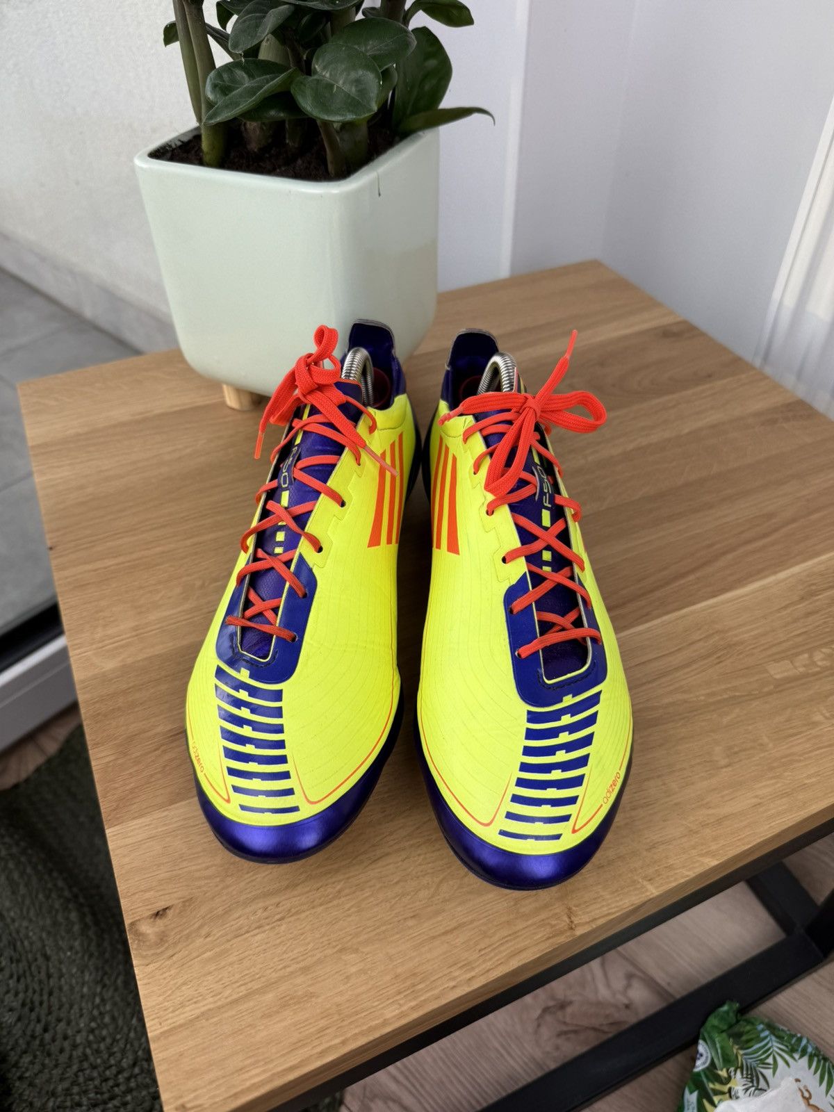 Adidas Adidas Adizero F50 FG yellow/purple/orange us10.5 Size US 10.5 / EU 43-44 - 7 Thumbnail