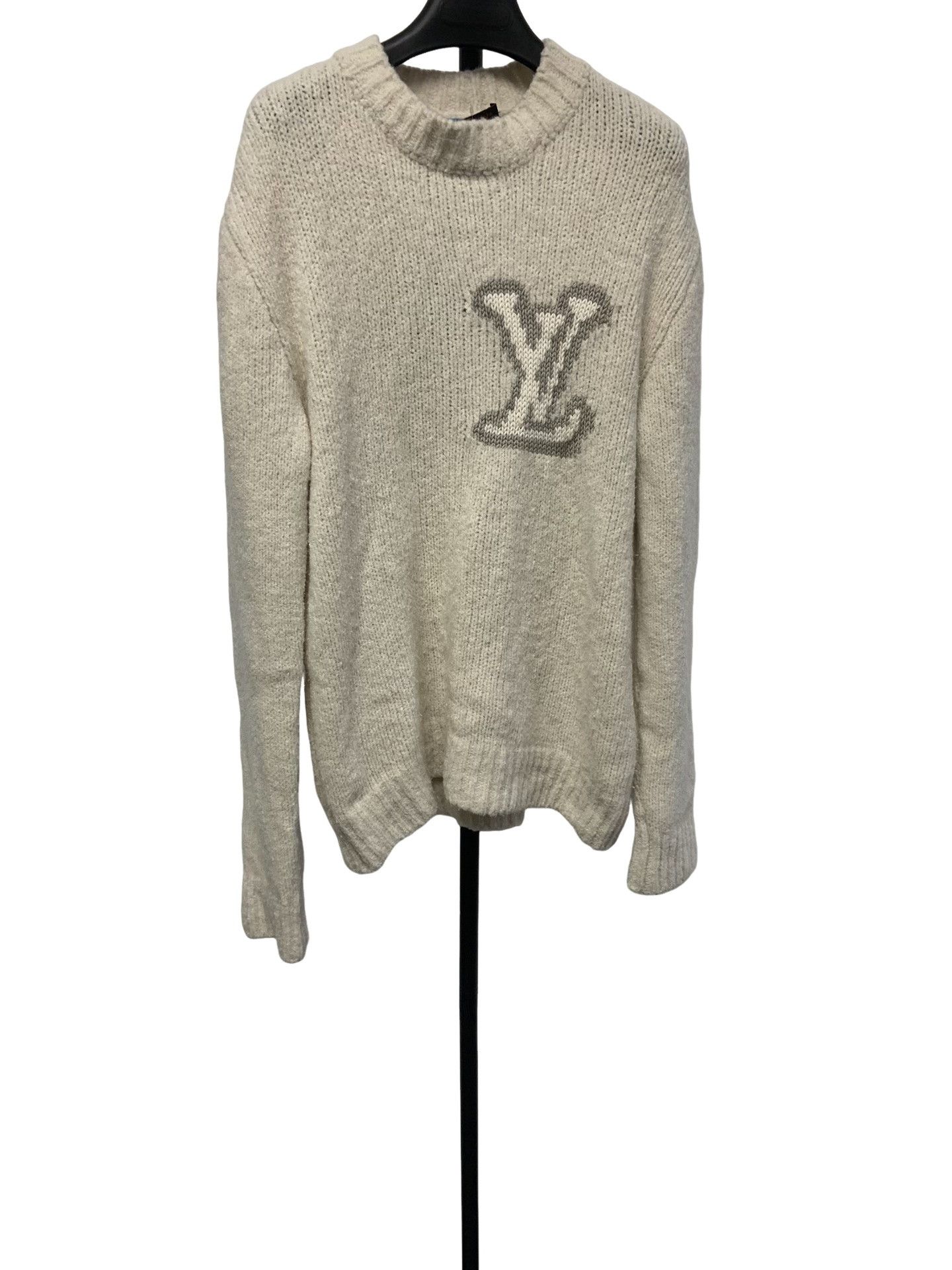 Louis Vuitton Louis Vuitton LV Intarsia Crewneck Sweater Size M Size US M / EU 48-50 / 2 - 1 Thumbnail