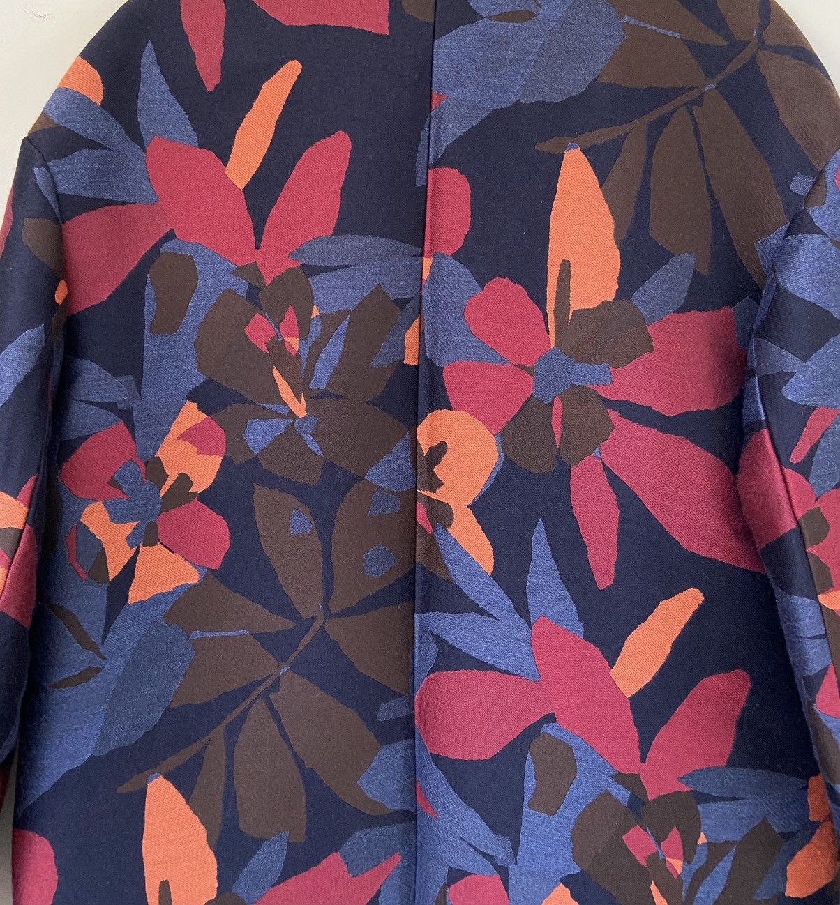 Loro Piana Loro Piana Floral print Wool Silk Coat Size S / US 4 / IT 40 - 7 Thumbnail