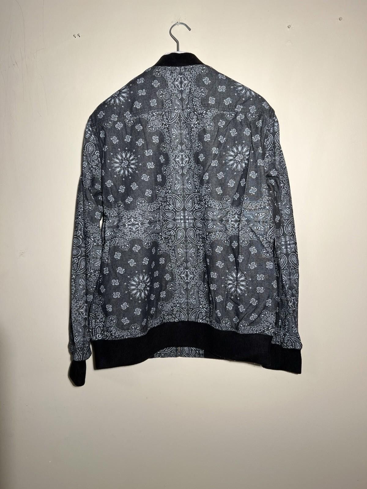 Supreme SS13 SUPREME Denim Campus Jacket Bandana Black Size L Size US L / EU 52-54 / 3 - 3 Thumbnail