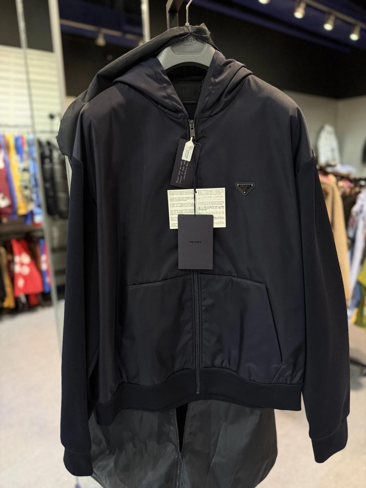 Prada PRADA Re-Nylon Jacket $4000 Retail Brand New Blue Authentic Size US XL / EU 56 / 4 - 2 Thumbnail