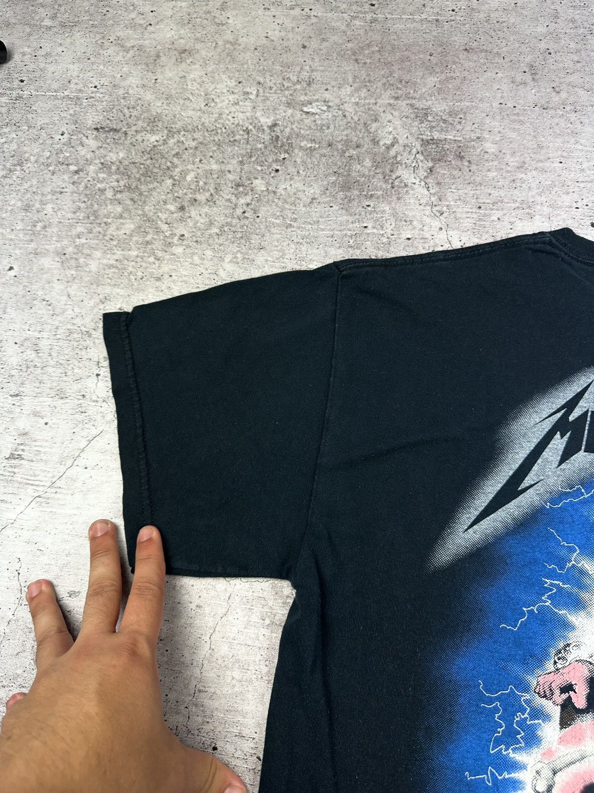 Band Tees 2007 Metallica Ride The Lightning Double Sided T Shirt Size US M / EU 48-50 / 2 - 25 Thumbnail