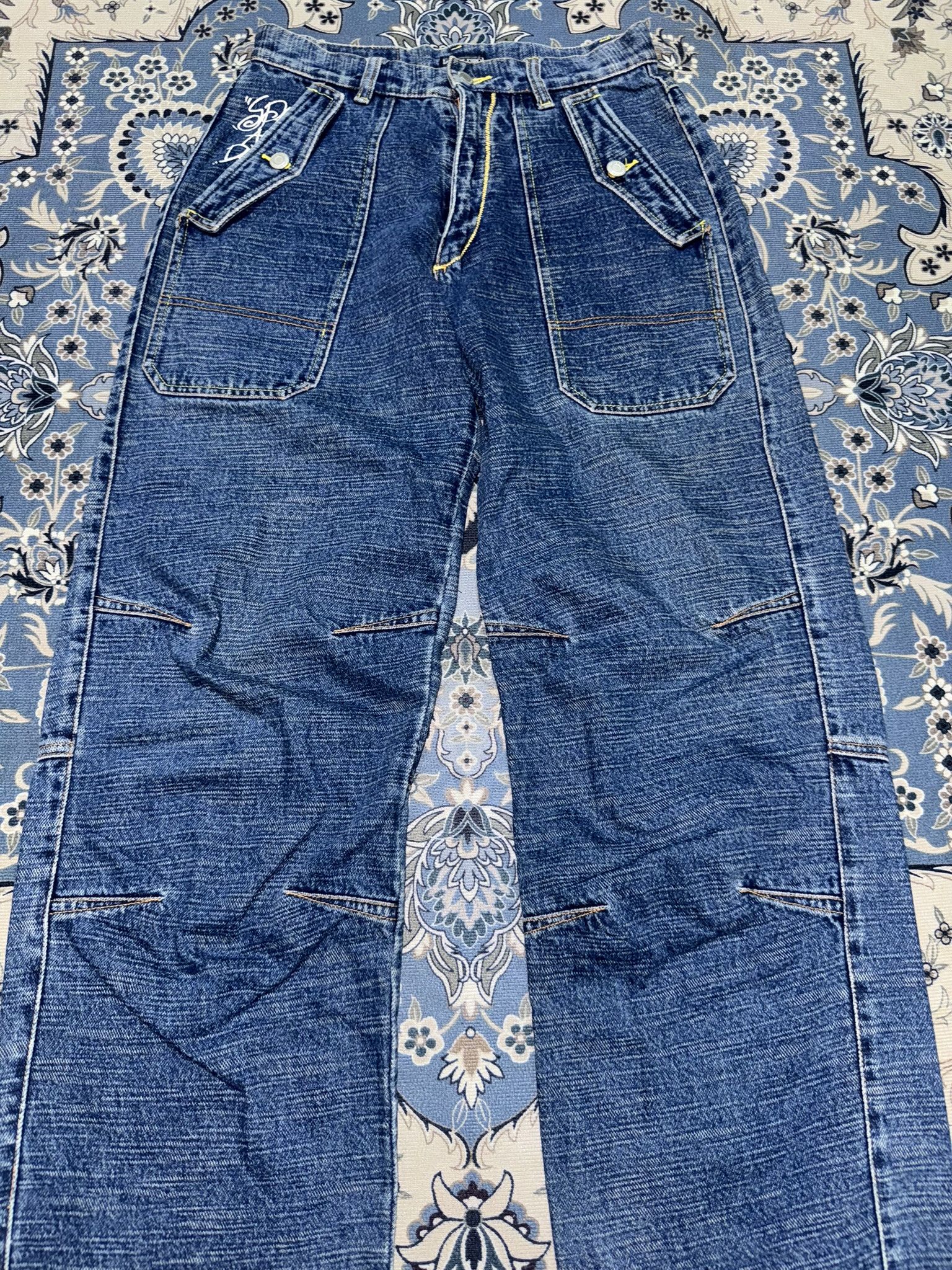 If Six Was Nine × Japanese Brand Vintage Amore Puro Baggy Loose Fit Jeans Size US 28 / EU 44 - 4 Thumbnail