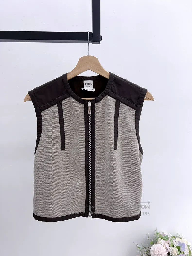 Hermes Hermes Zip-up Vest Size XS / US 0-2 / IT 36-38 - 1 Thumbnail