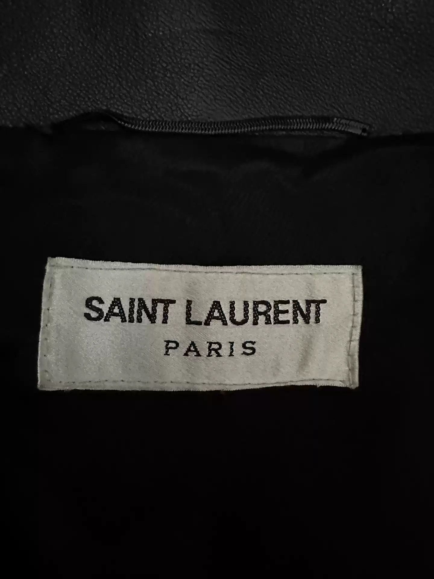 Saint Laurent Paris Saint Laurent 16Aw Archive Tassels Leather Jacket Size 46-2 Size US S / EU 44-46 / 1 - 4 Thumbnail