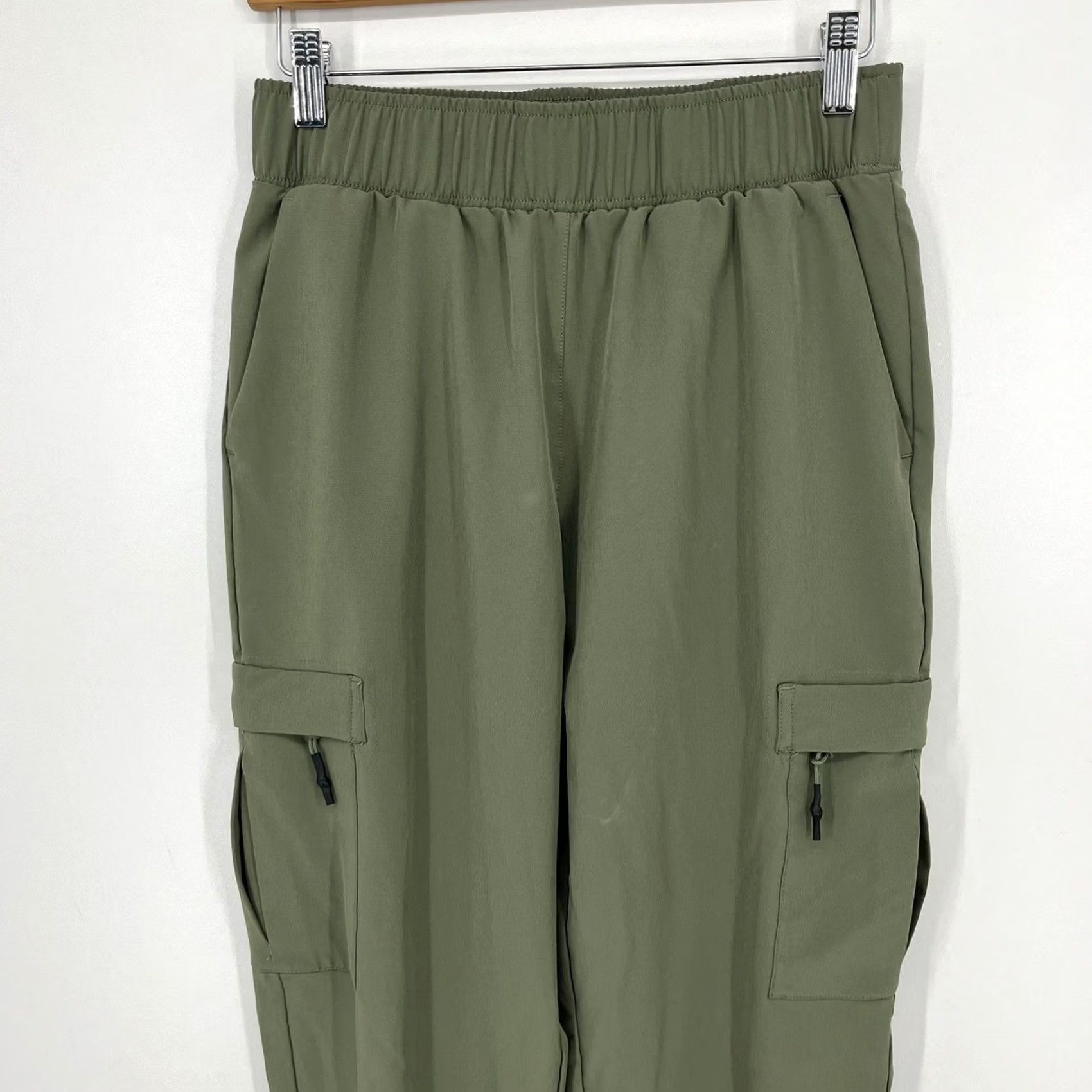 Olive Mondetta Womens Jogger Pants Green Size S Cargo Elastic Waist Active Size 28" / US 6 / IT 42 - 2 Thumbnail