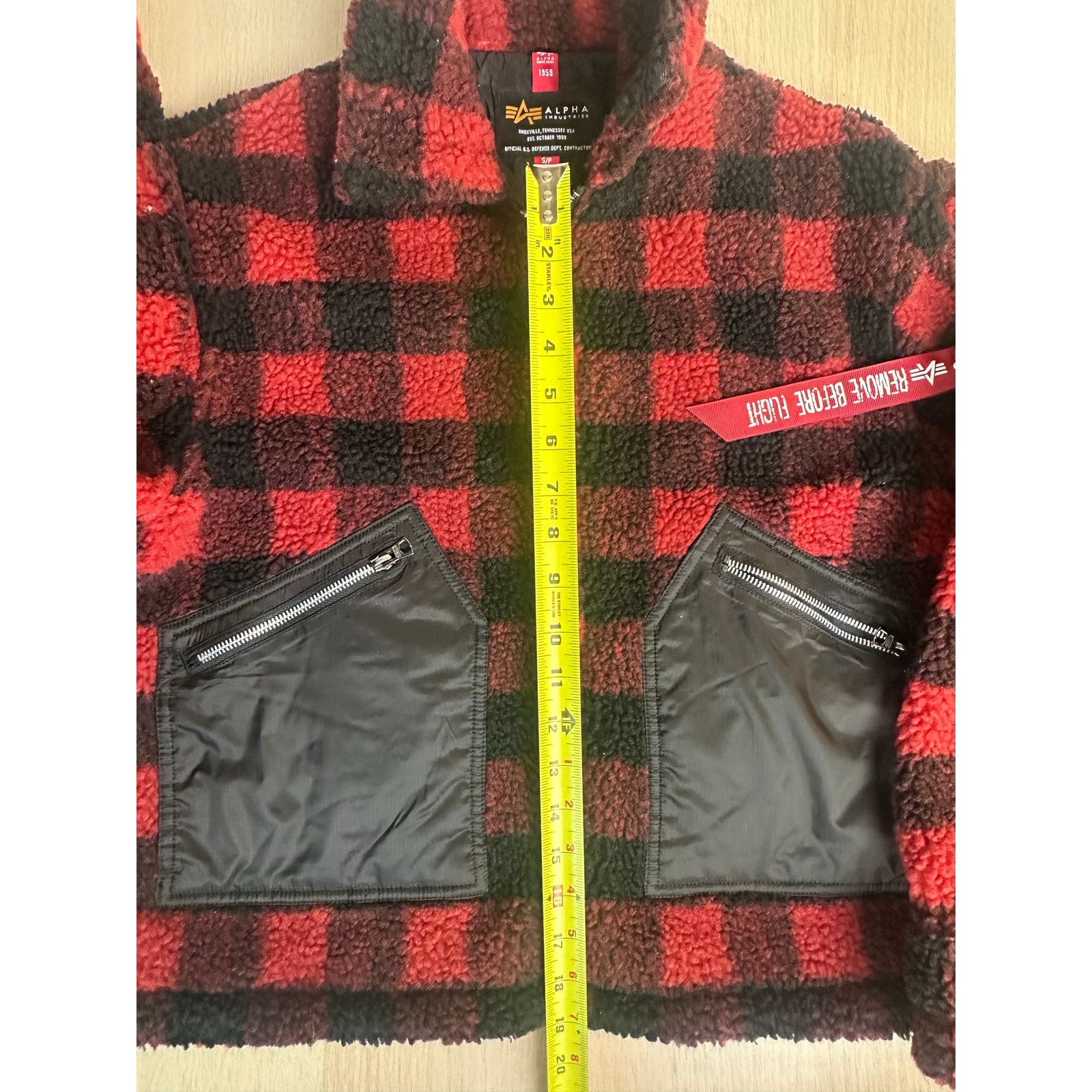 Alpha Industries Alpha Industries L-2B Sherpa Jacket Red Plaid - Size S-Mint Size US S / EU 44-46 / 1 - 4 Thumbnail