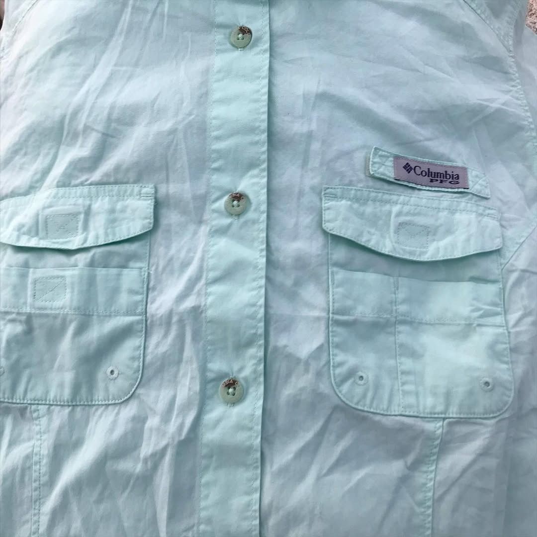 Columbia × Hysteric Glamour Columbia Natural organic Sea Blue Columbia Hunting shirt Size US M / EU 48-50 / 2 - 2 Thumbnail