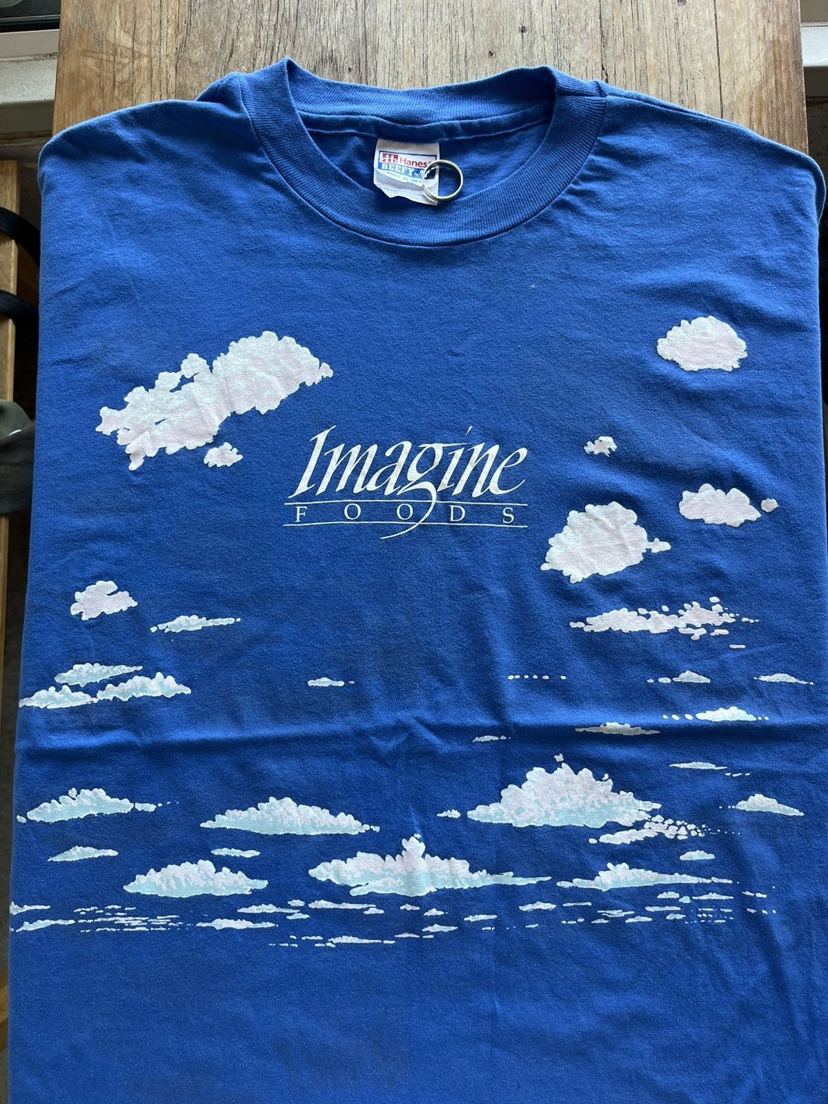 Vintage Vintage Imagine Foods 90’s Tshirt Size US XL / EU 56 / 4 - 4 Thumbnail