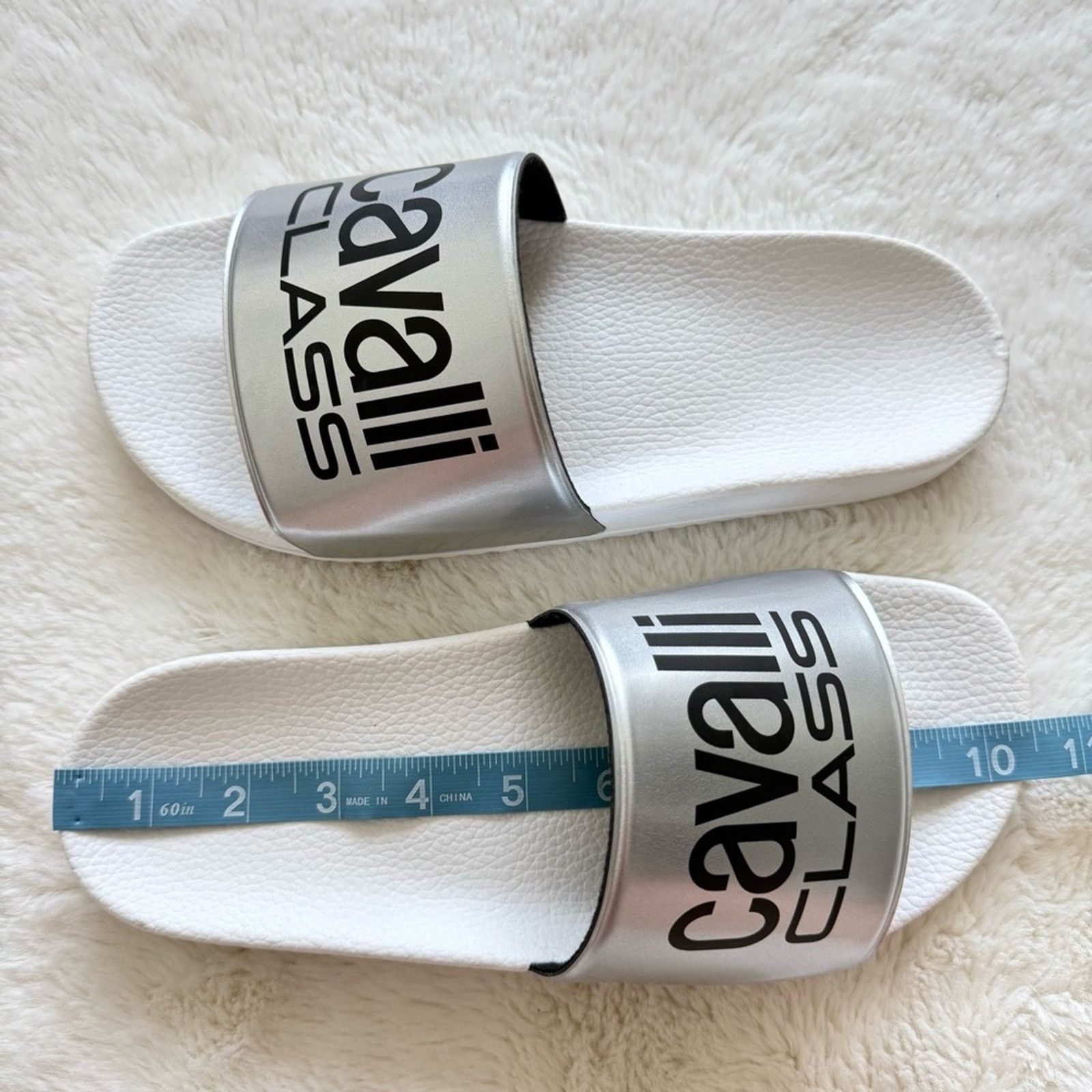 Cavalli Class NEW!!! Cavalli class women slides size 39 Authentic 180$ Size US 9 / IT 39 - 7 Thumbnail