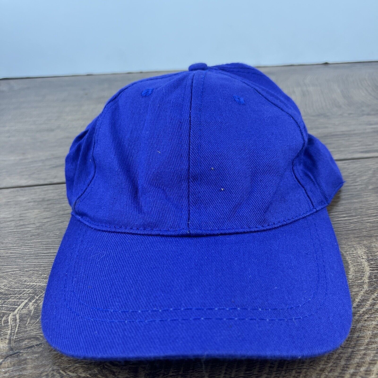Other Blue Baseball Cap Blue Hat Adjustable Adult Size Hat Blue Ca Size ONE SIZE - 1 Thumbnail
