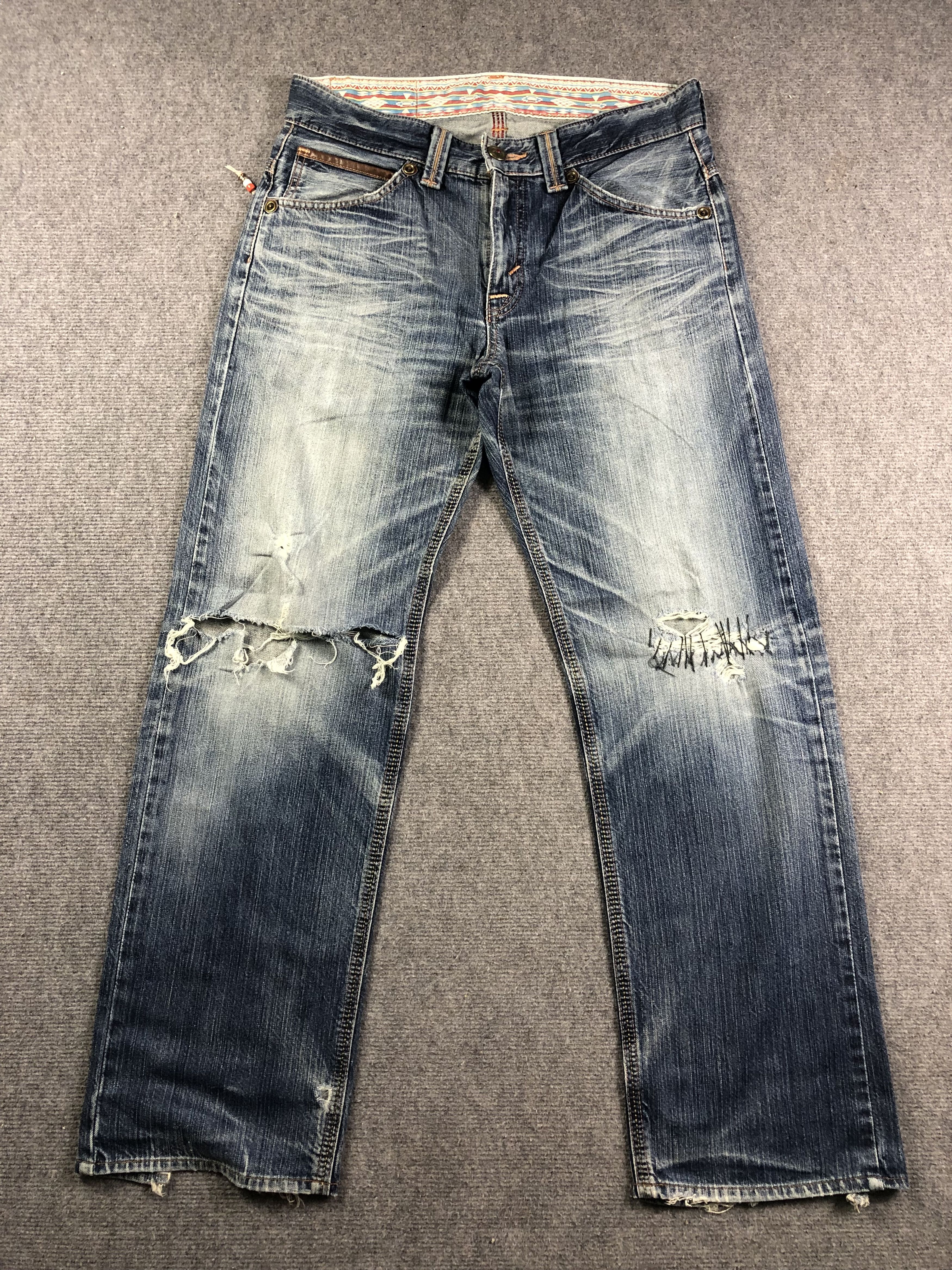 Edwin Wash Blue Edwin Denim Jeans 34x31 Size US 34 / EU 50 - 1 Thumbnail