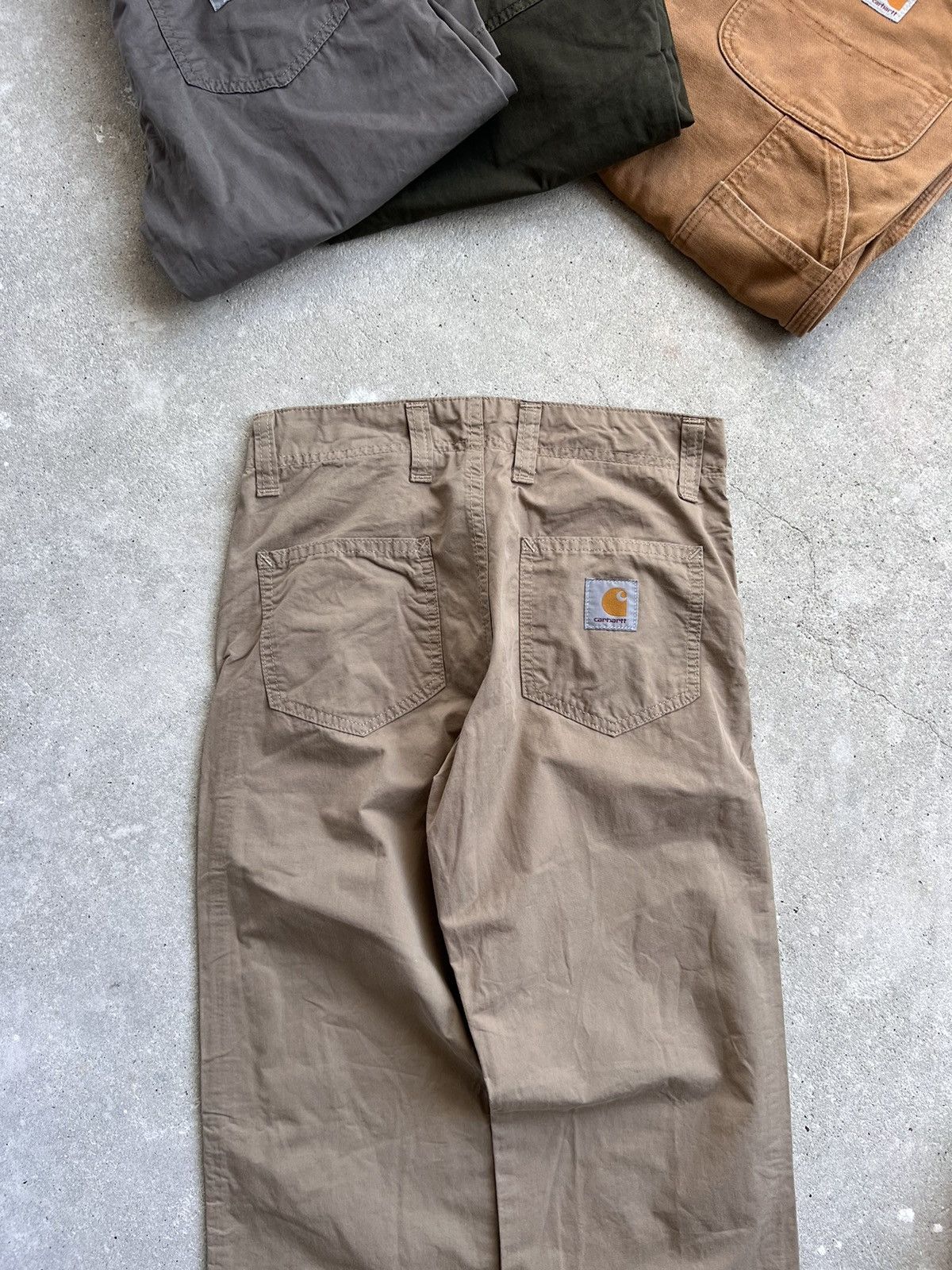 Carhartt × Carhartt Wip × Vintage Vintage Carhartt Wip Pants Khaki Size US 28 / EU 44 - 15 Thumbnail
