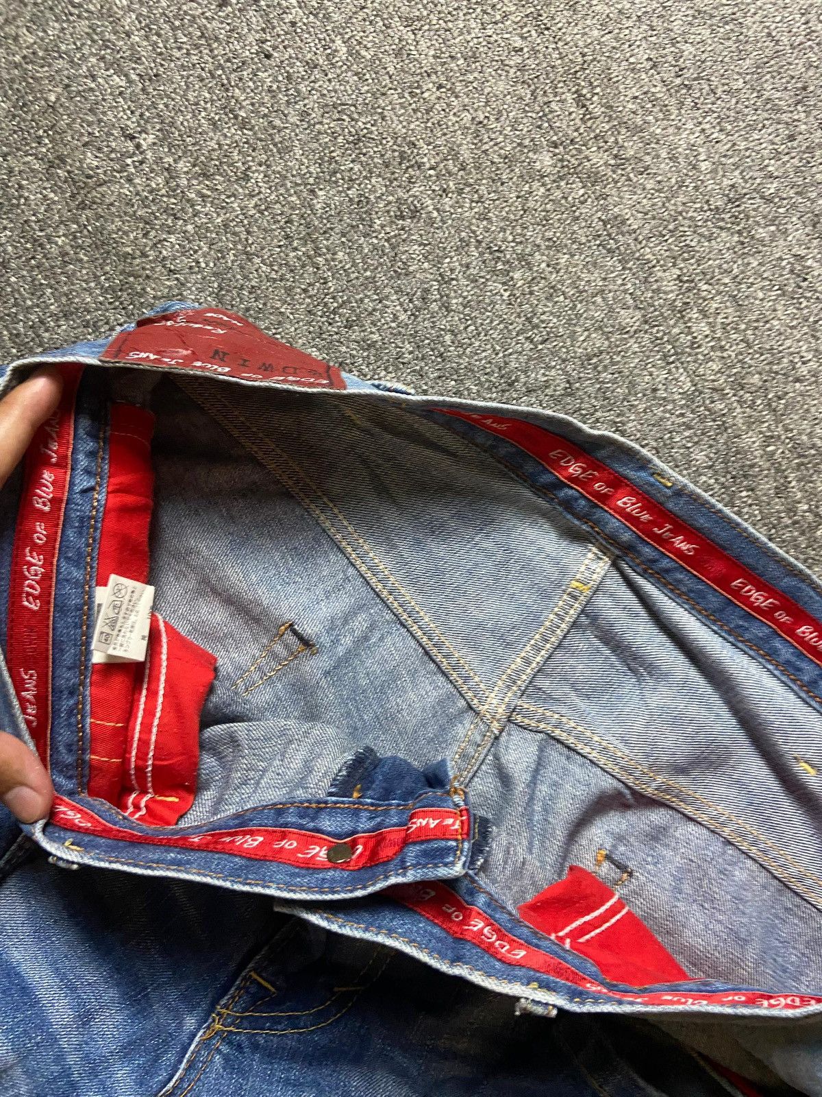 Edwin × Japanese Brand × Vintage Vintage EDWIN 503 Regular Fit Denim Jeans (128) Size US 42 / EU 58 - 10 Thumbnail