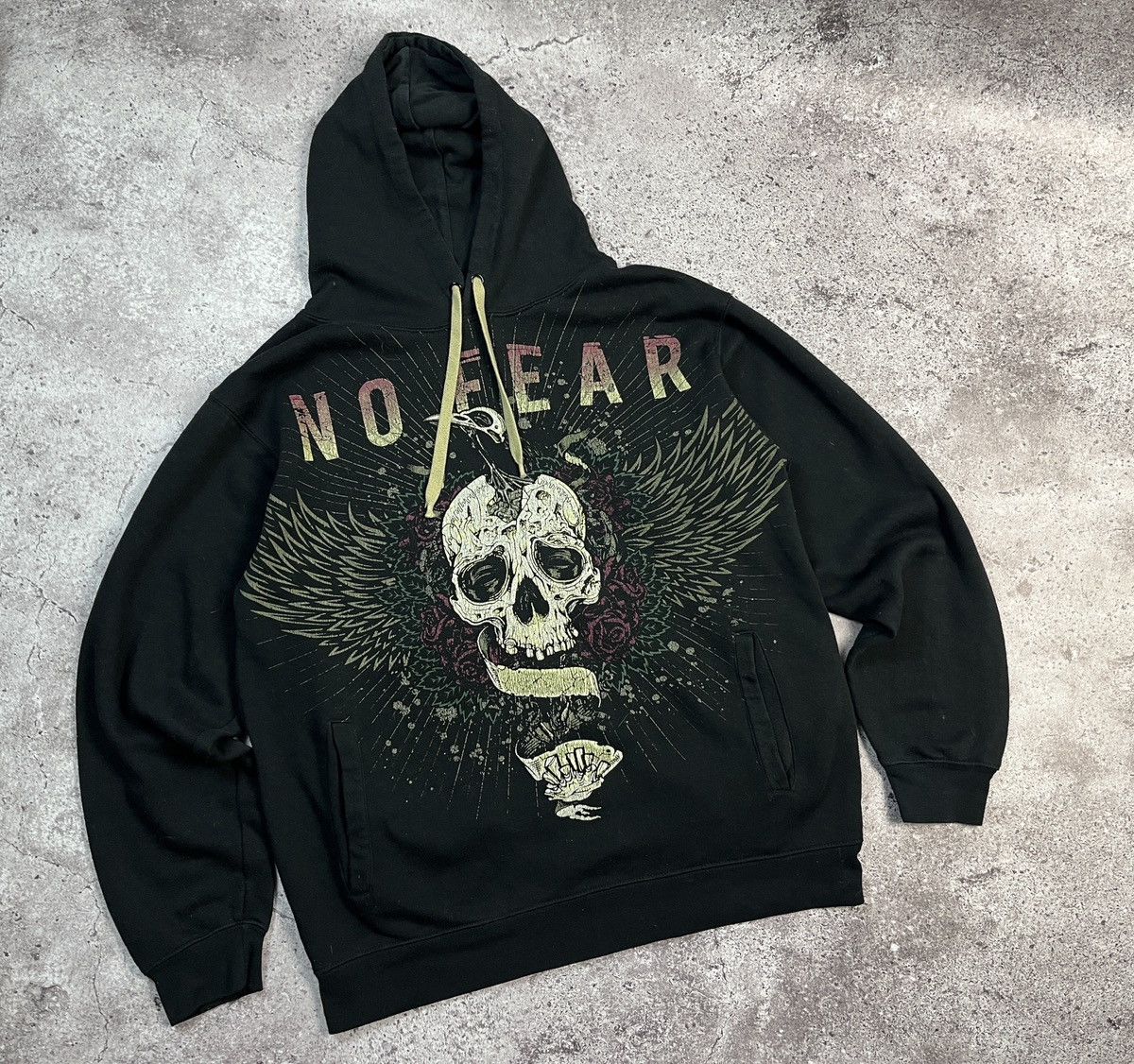 No Fear Vintage No Fear Logo Hoodie Size US XL / EU 56 / 4 - 3 Thumbnail