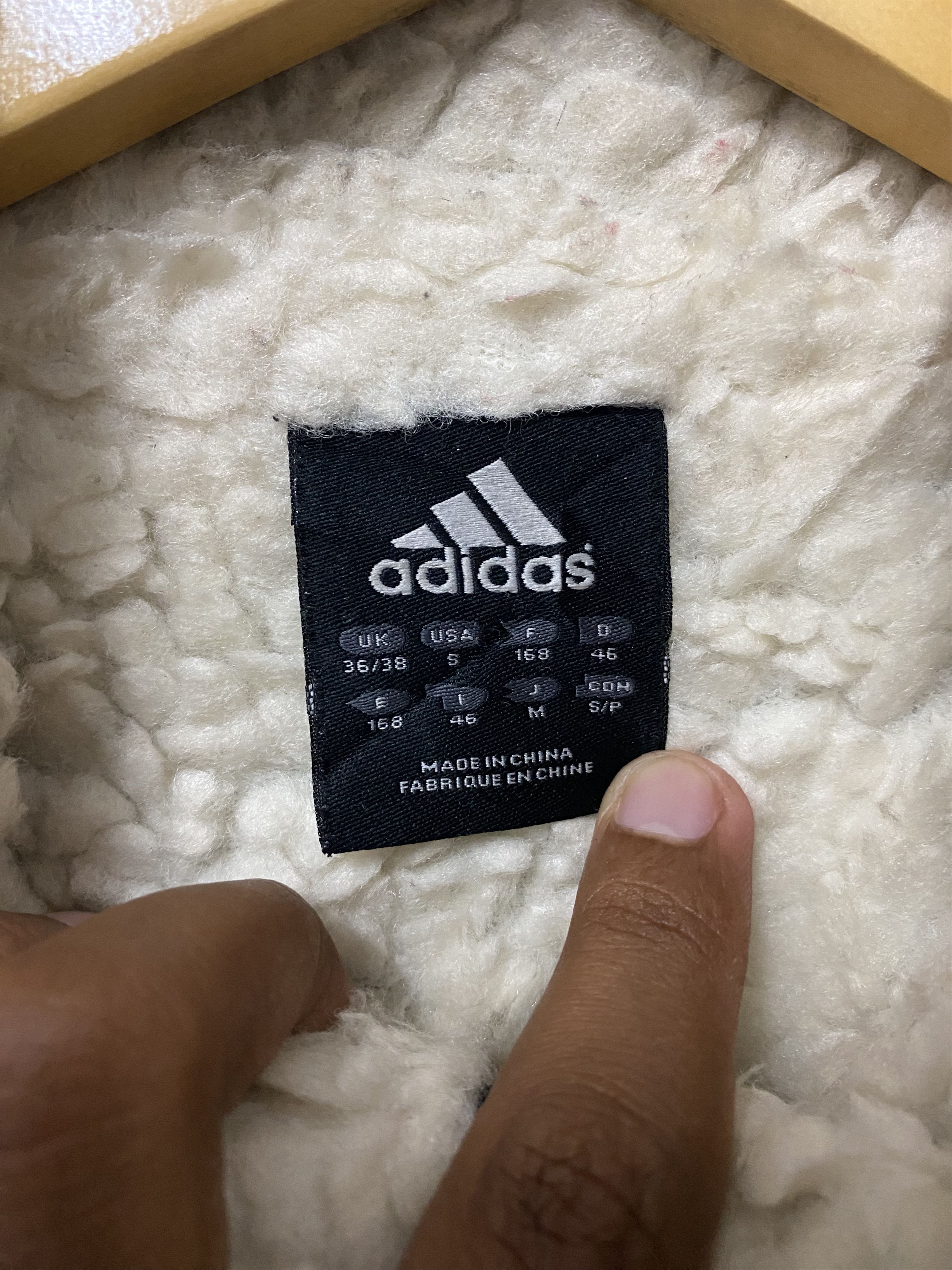 Adidas Vintage Y2K Adidas Workwear Sherpa Jacket Size US S / EU 44-46 / 1 - 8 Thumbnail