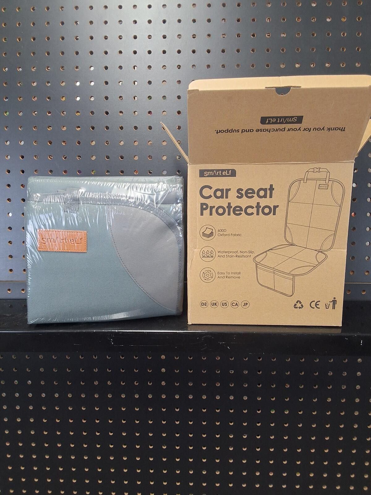 Other smArt elf Car Seat Protector - Durable & Waterproof Grey Size ONE SIZE - 1 Thumbnail