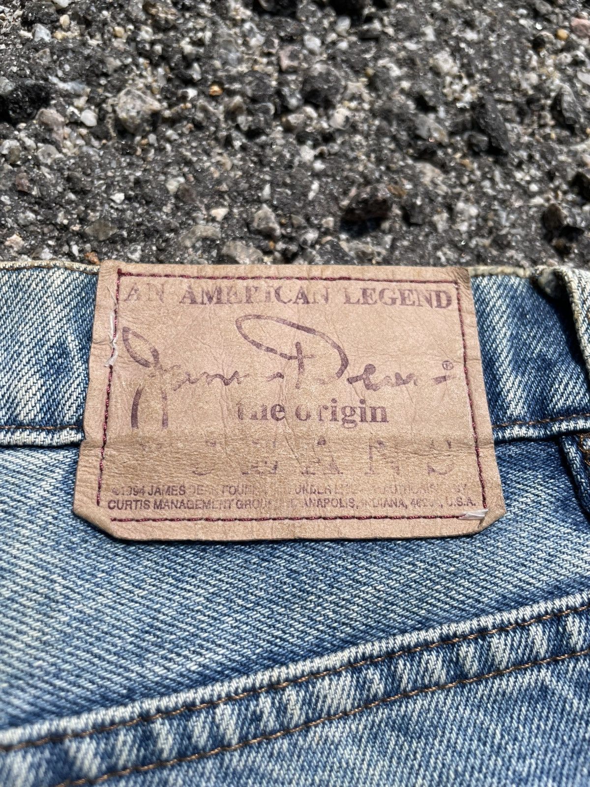 Vintage RARE🔥 Disstressed Denim James Dean Pants Size US 29 - 10 Thumbnail