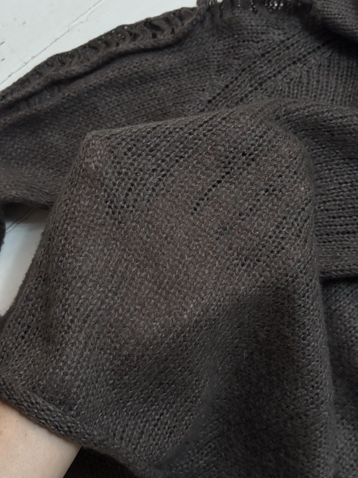 Sisley VINTAGE SISLEY 2000s KNITTED MESH SWEATER Size S / US 4 / IT 40 - 10 Thumbnail