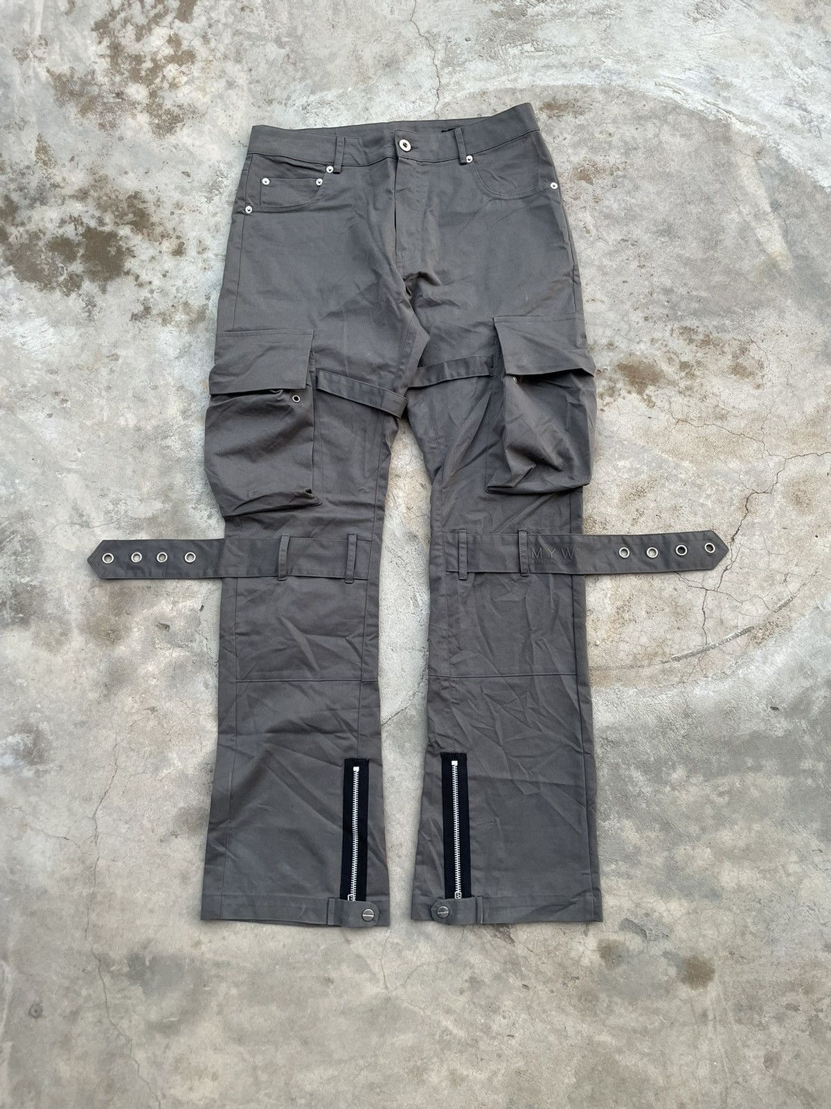 Beauty Beast × Japanese Brand IMYW Bondage Cargo Pants ziper Size US 31 - 6 Thumbnail