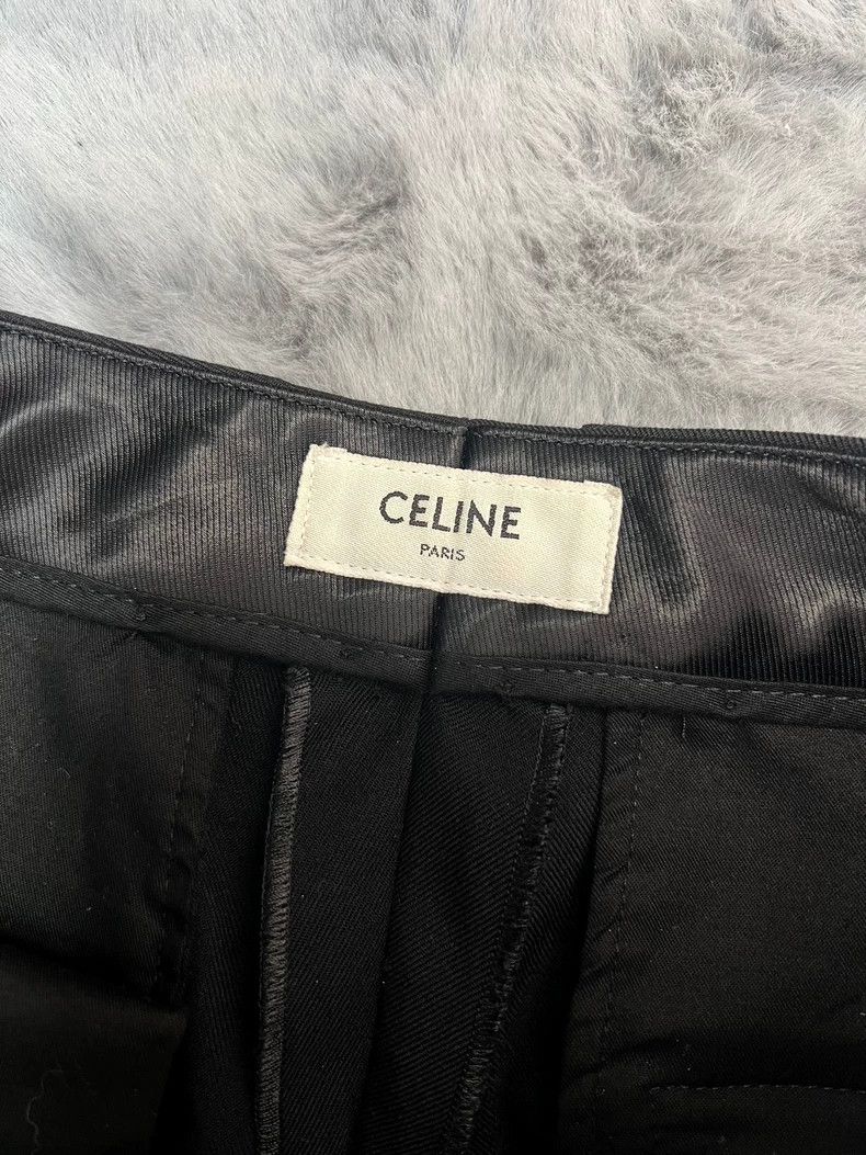 Celine Celine size US 48 23 Spring/Summer Runway Black Wool Micro- Size US 32 / EU 48 - 3 Thumbnail