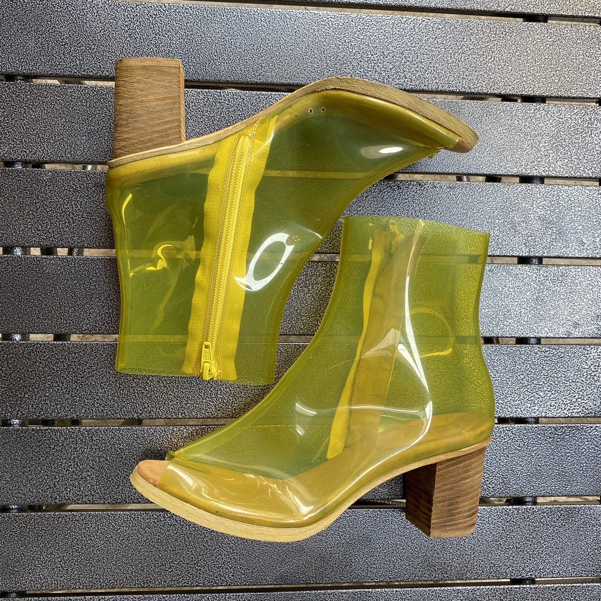 Maison Margiela MM6 PVC Transparent Ankle Boots Size US 8.5 / IT 38.5 - 3 Thumbnail