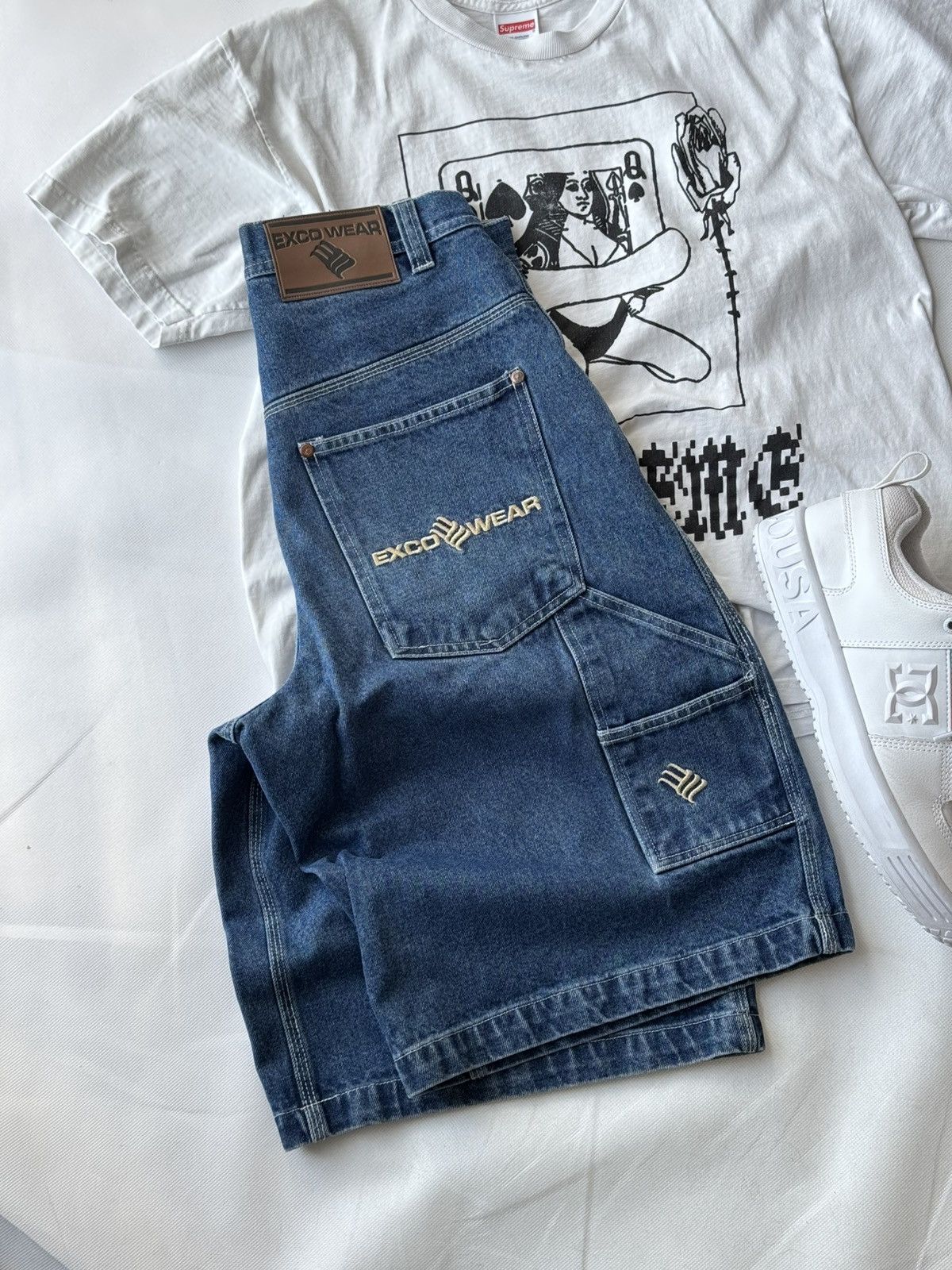 JNCO Crazy vintage 90’s Exco Wear jeans baggy jnco baggy jorts Size US 28 / EU 44 - 22 Thumbnail