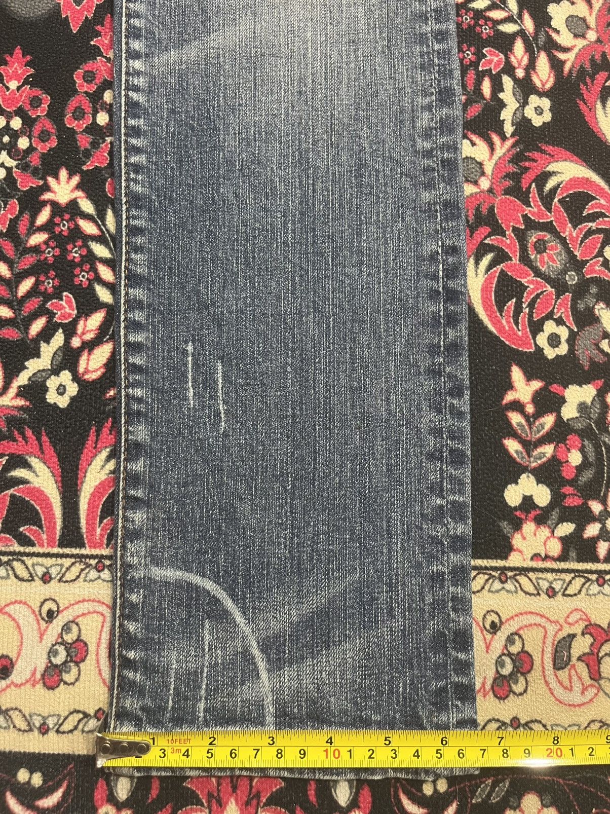 Japanese Brand Vintage Japanese Brand MCD Embroidered Slogan Sashiko Jeans Size US 30 / EU 46 - 20 Thumbnail
