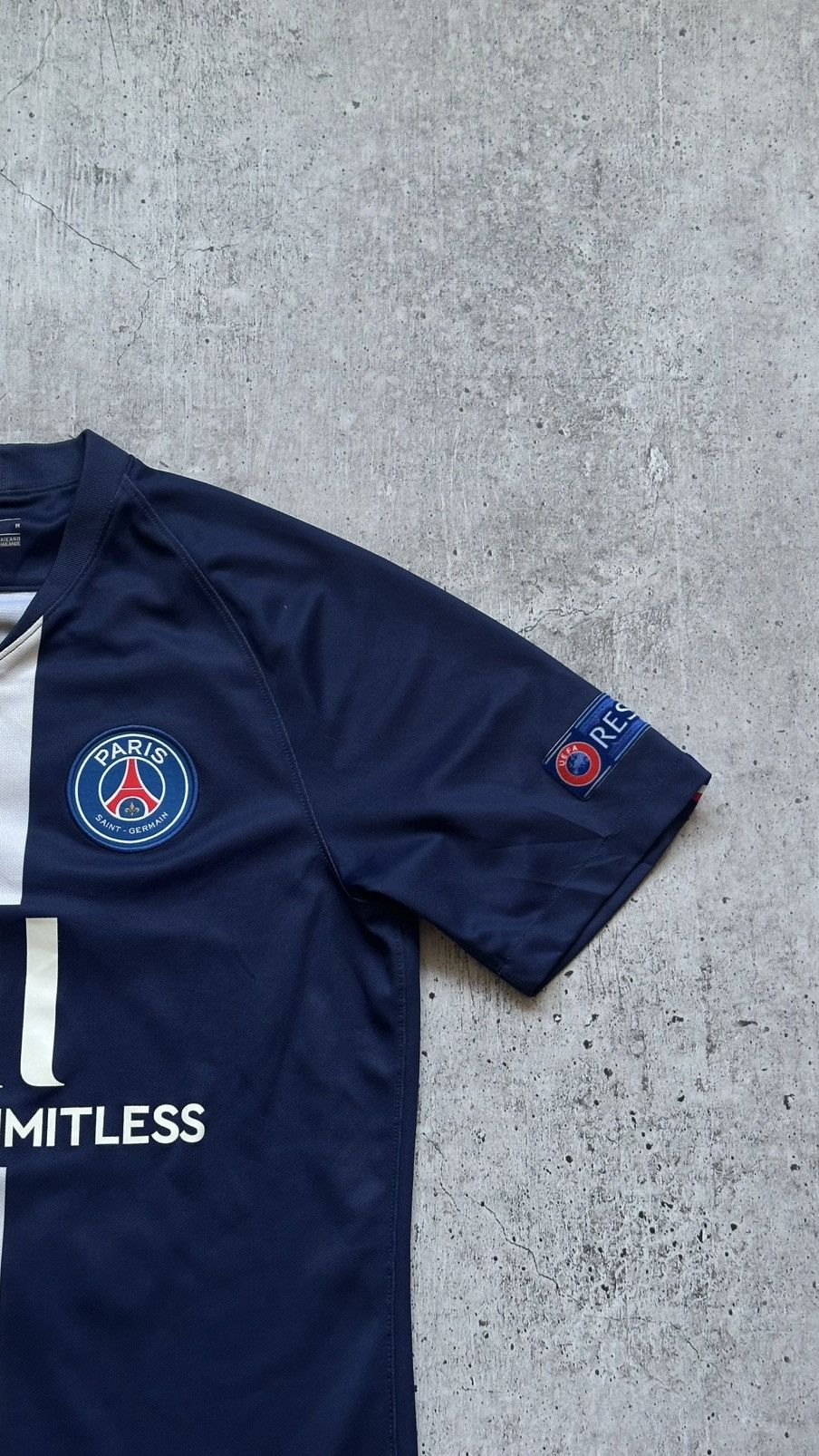 Nike 2019/20 Nike PSG Mbappe #7 Authentic Home Soccer Jersey Size US M / EU 48-50 / 2 - 3 Thumbnail