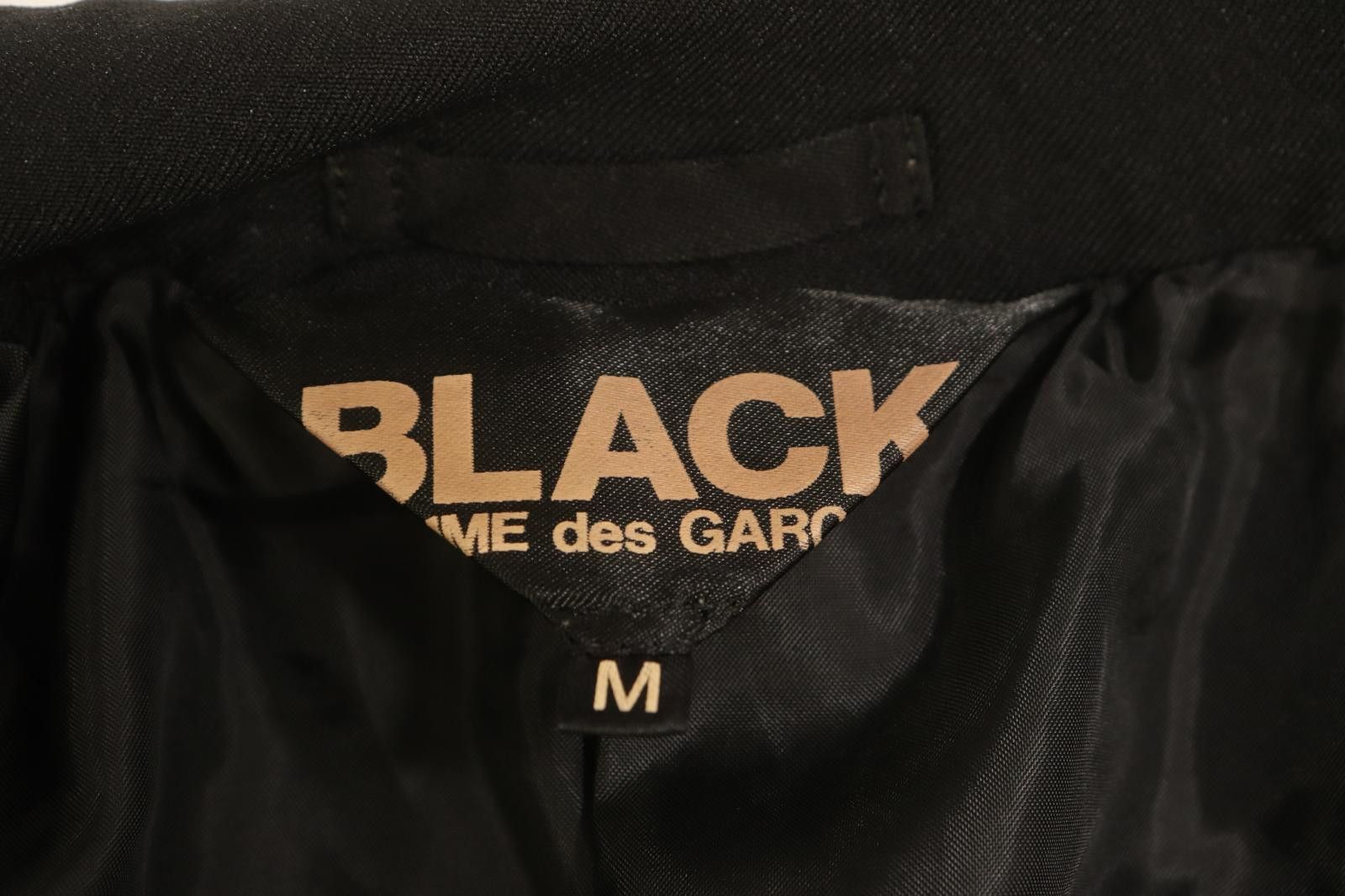 Comme des Garcons Black Jacket Tailored Plain Polyester Size US M / EU 48-50 / 2 - 3 Thumbnail