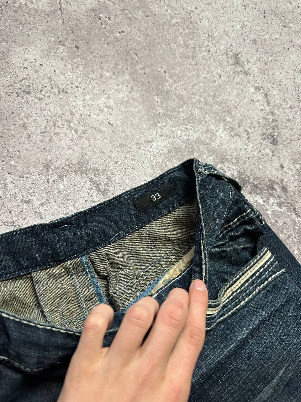 Affliction Affliction Ace Denim Jeans Y2K Embroidered size 31 Size 33" - 9 Thumbnail