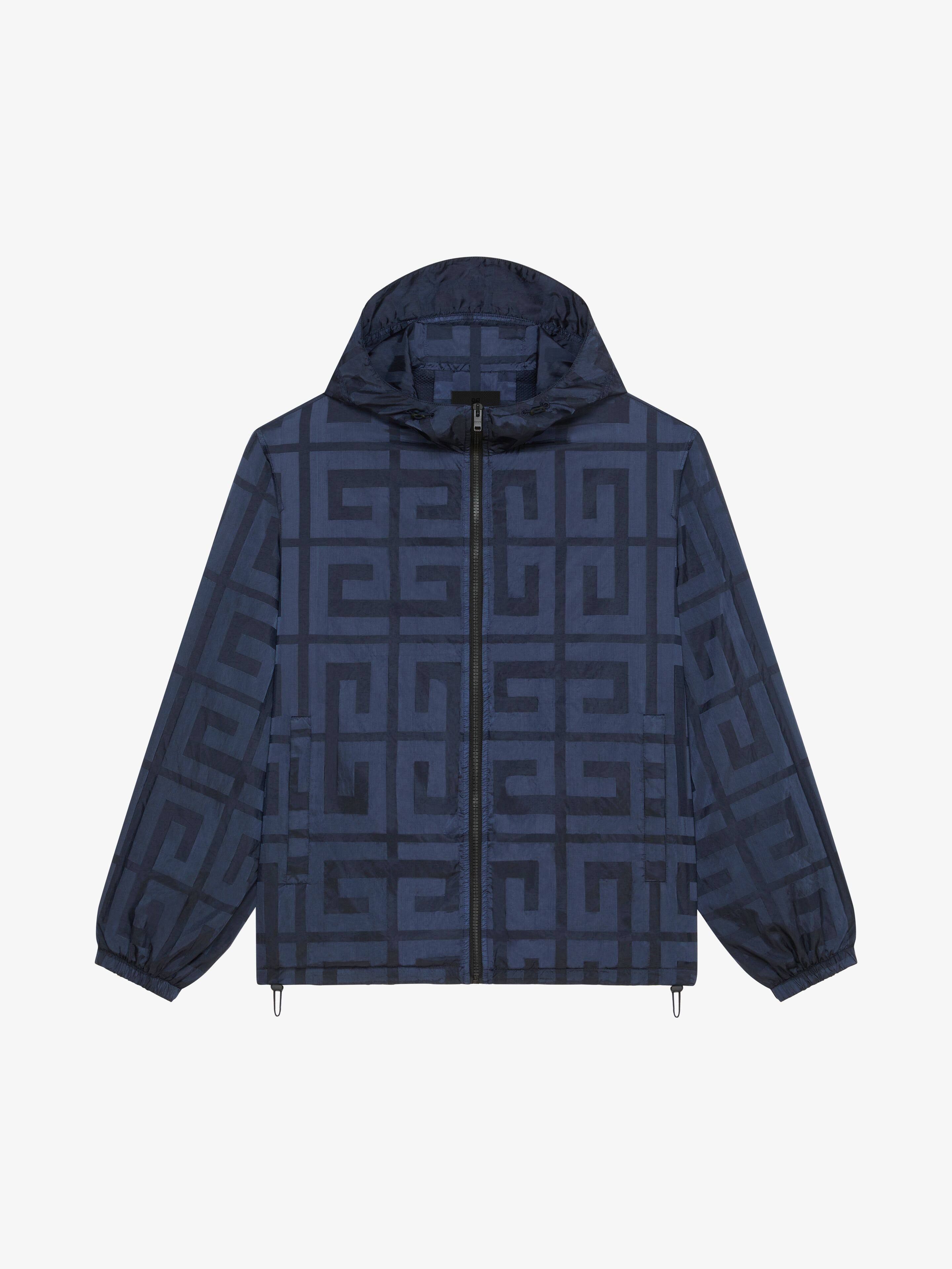 image of Givenchy O1Srvl11E0224 Windbreaker Jacket In Navy, Men's (Size XS)