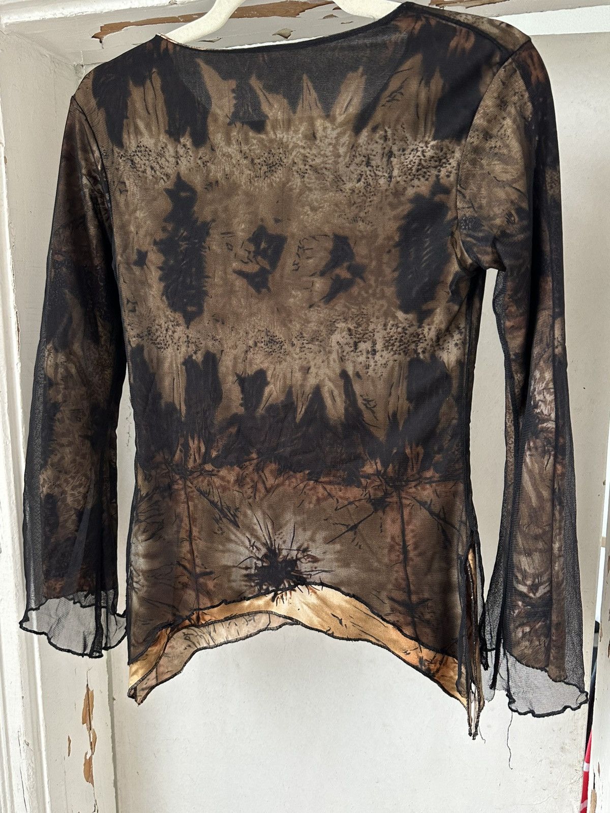 Vintage Vintage Gaultier Style Mesh Printed Jumper Size M / US 6-8 / IT 42-44 - 9 Thumbnail