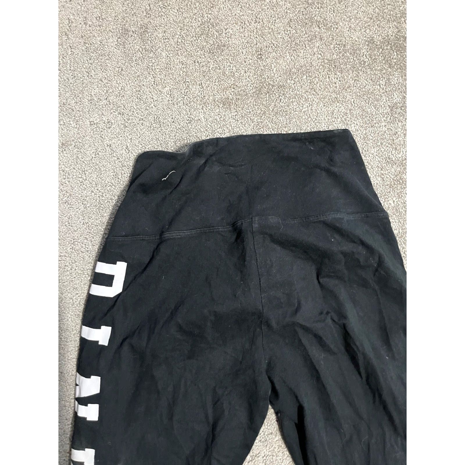 Victoria's Secret Victoria's Secret Pink Leggings Womens M Black Gray Colorblock Yoga Band Size 32" / US 10 / IT 46 - 3 Thumbnail