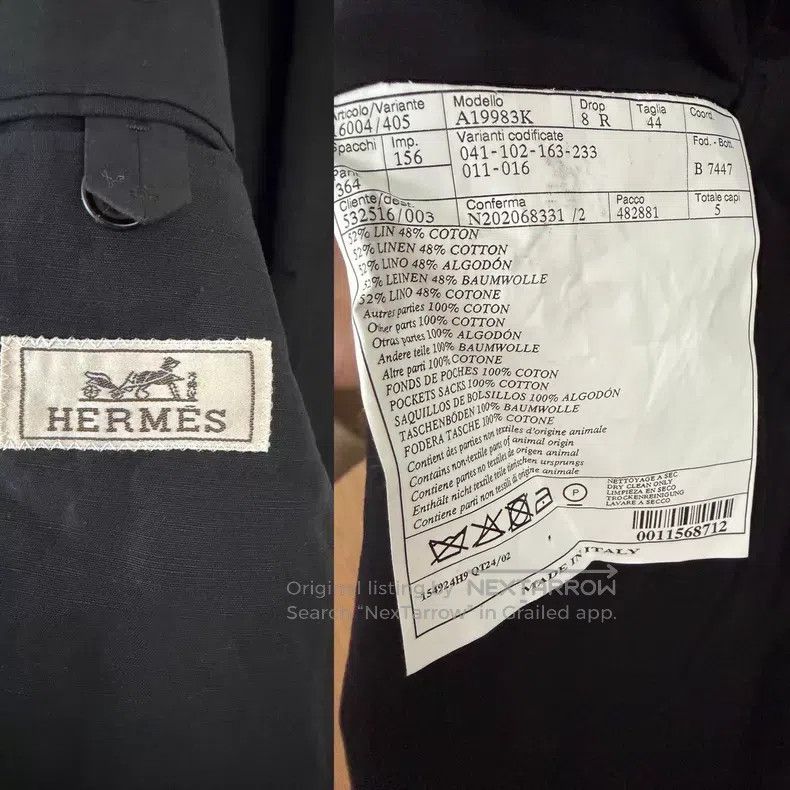 Hermes Hermes Spring/Summer Men's Casual Jacket Size US S / EU 44-46 / 1 - 6 Thumbnail
