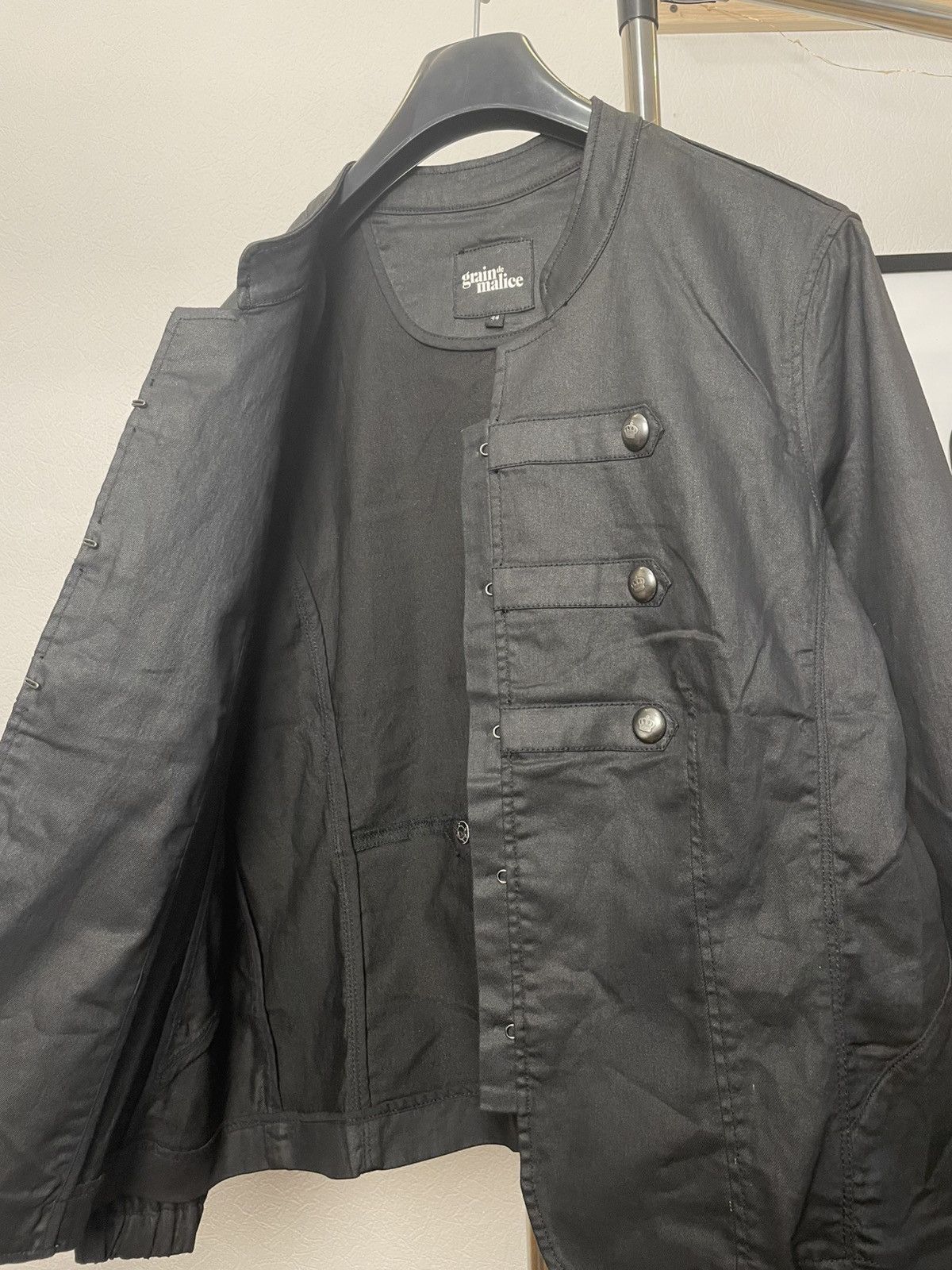 Vintage Vintage Avant-Garde Waxed Napoleon Jacket Size M / US 6-8 / IT 42-44 - 6 Thumbnail