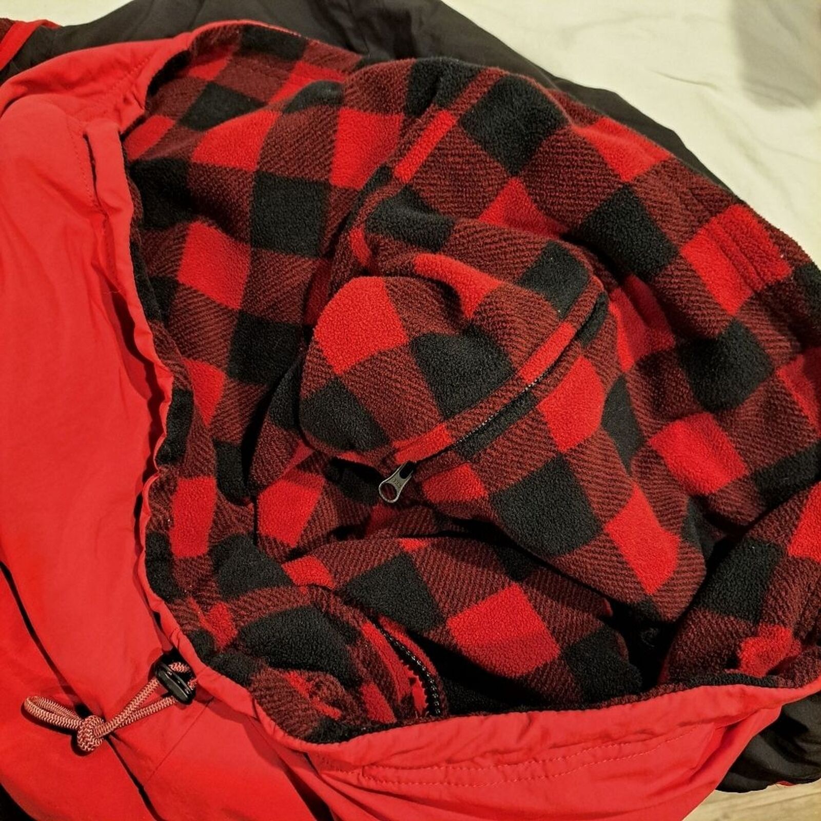 Chubbies Chubbies jacket 100% nylon outer red black buffalo check XXL Size US XXL / EU 58 / 5 - 8 Thumbnail