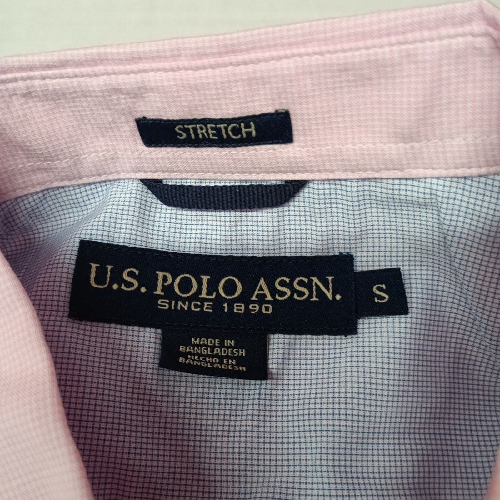 U.S. Polo Assn. U.S. Polo Assn. Button Down Woven Shirt Men's S Pink Checker Size US S / EU 44-46 / 1 - 4 Thumbnail