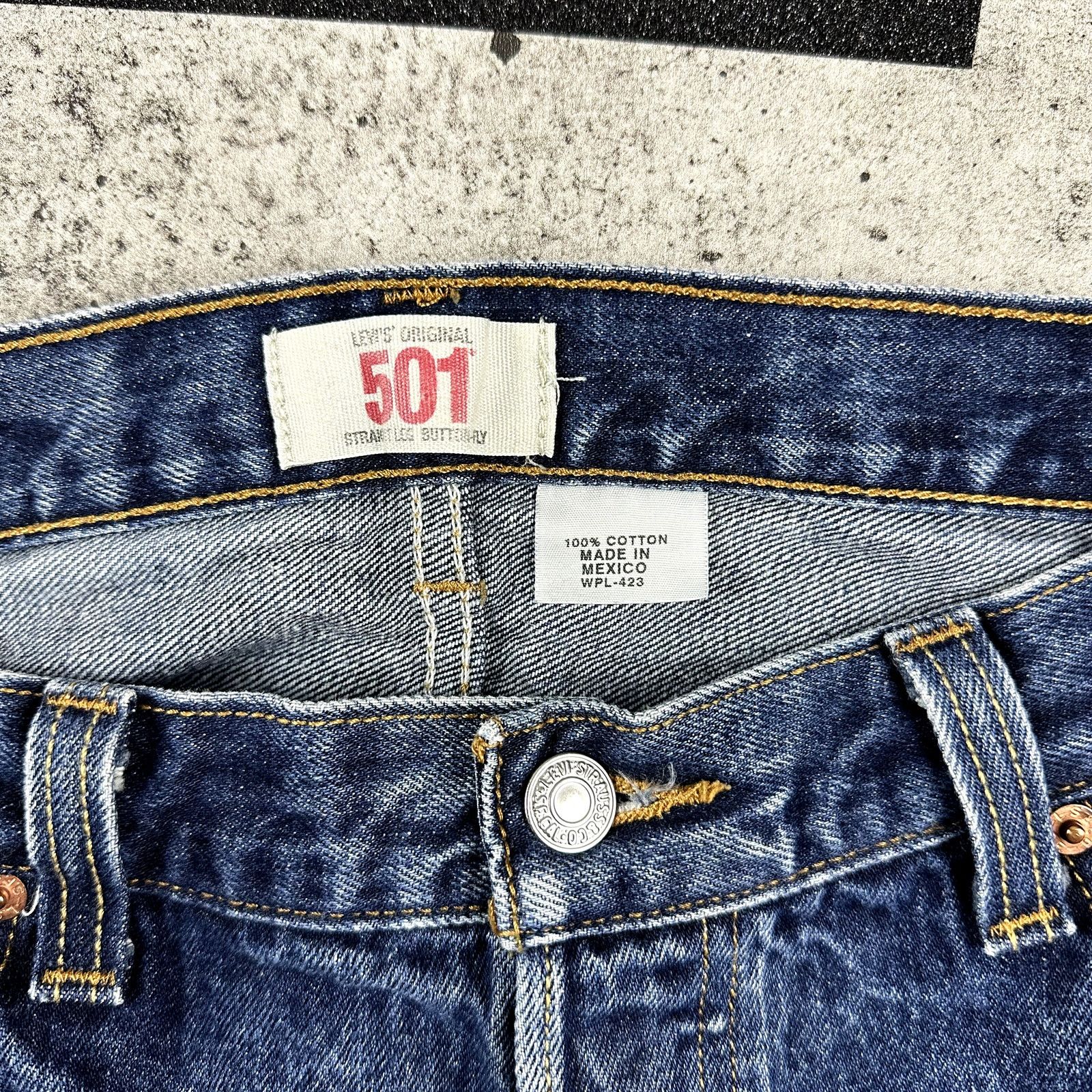 Levi's Levi's 501 Denim Jeans Size 38x32 Red Tab Nice Fade Size US 38 / EU 54 - 3 Thumbnail