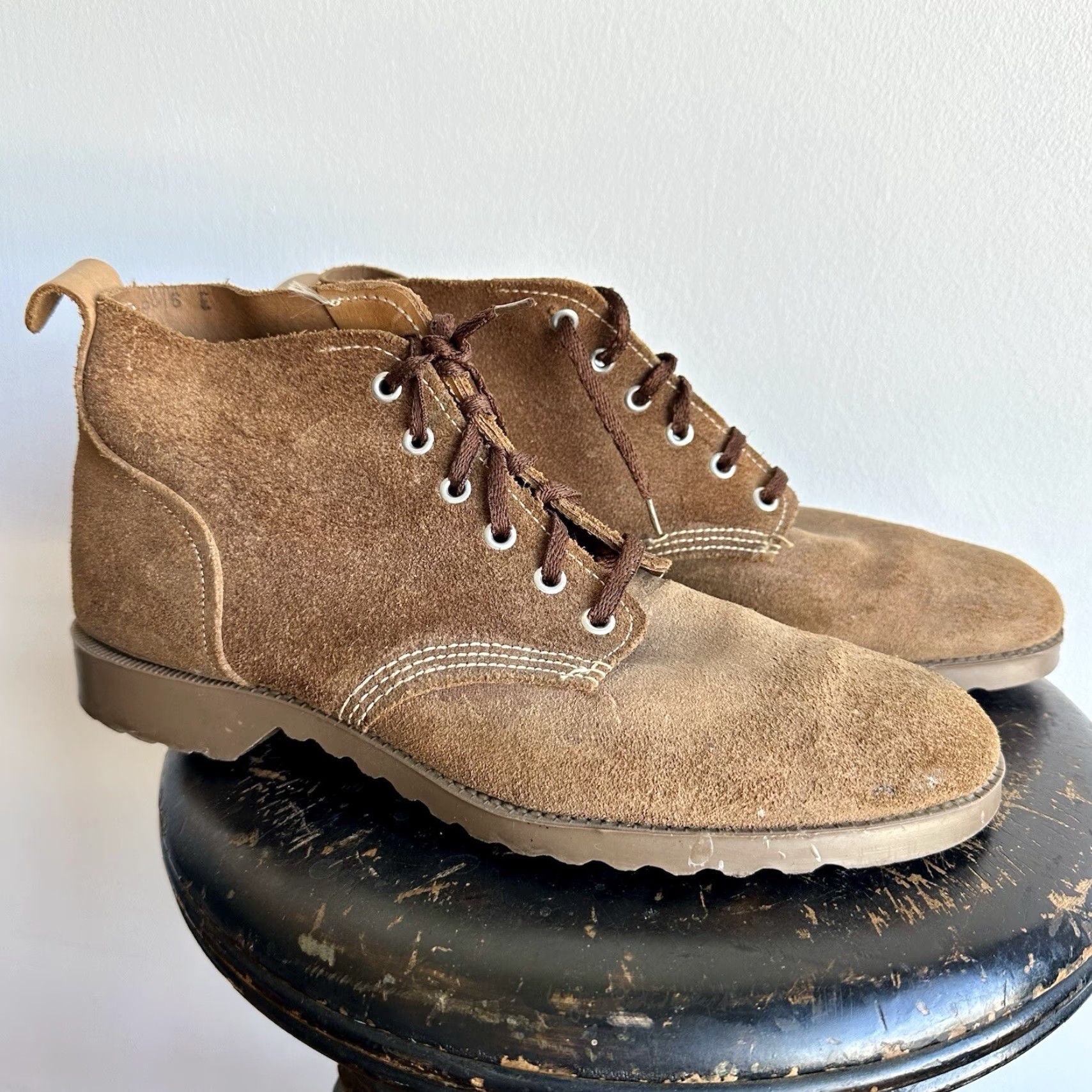Vintage VINTAGE Prison Boots Boondocker Leather size 8 Boots Mens Size US 8 / EU 41 - 3 Thumbnail