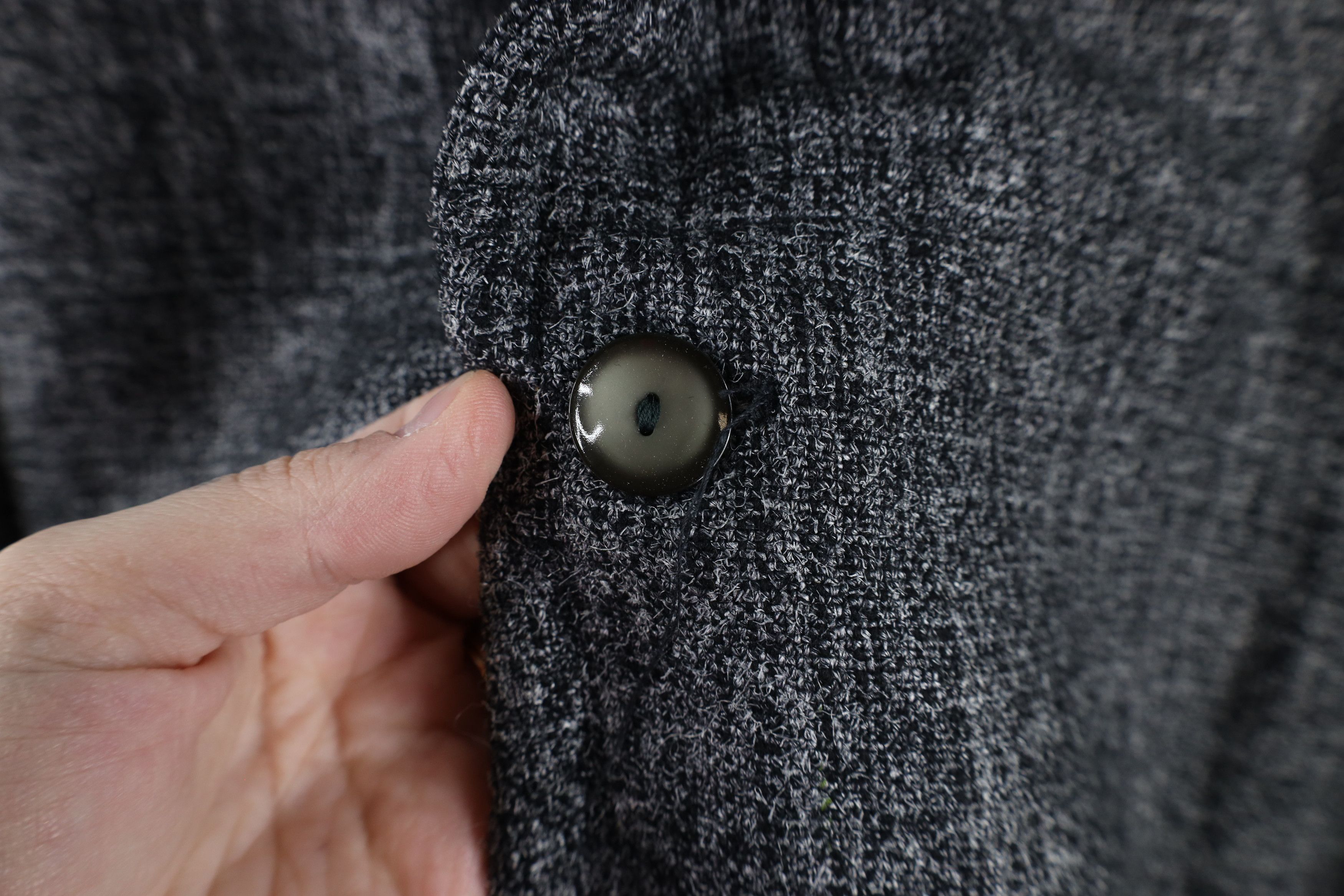 Vintage Vintage 60s 70s Norwegian Wool Tweed Blazer Jacket Gray Size US XL / EU 56 / 4 - 6 Thumbnail