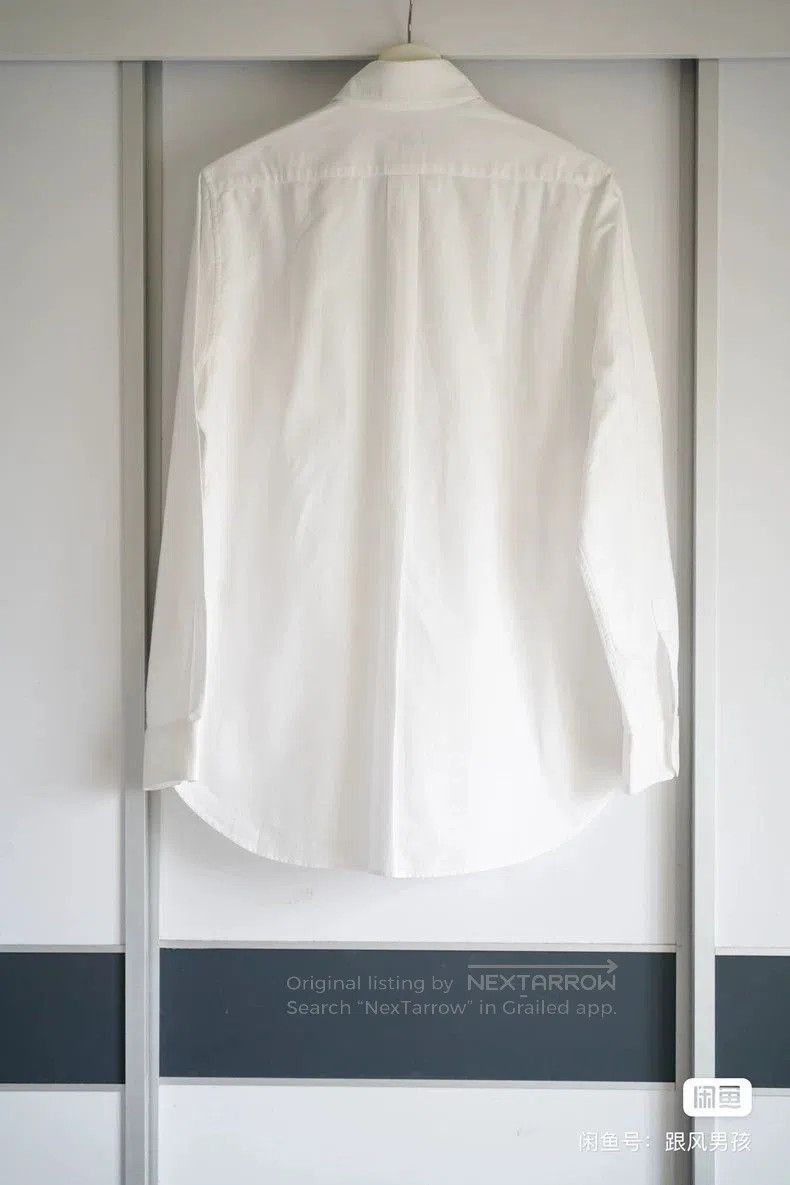 Yohji Yamamoto Yohji Yamamoto Rope Zip Collar White Shirt. Size US M / EU 48-50 / 2 - 2 Thumbnail