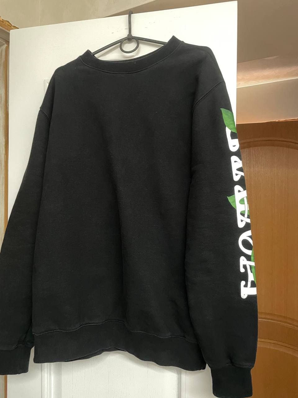 Off-white black big logo sweater shirt