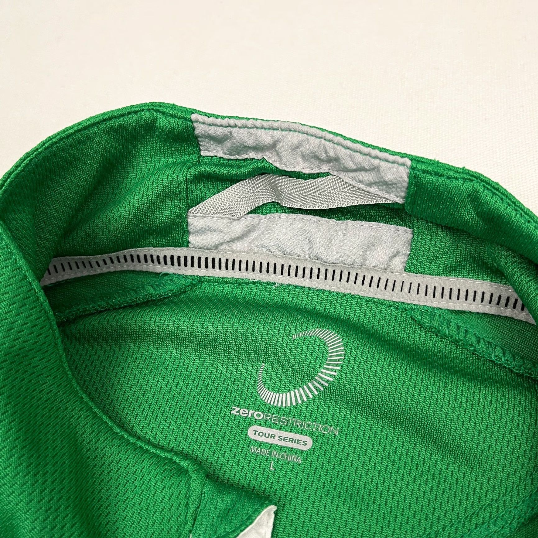 Vintage Zero Restriction Tour Series Jacket Mens Large Green 1/2 Zip Pullover Golf Prep Size US L / EU 52-54 / 3 - 2 Thumbnail